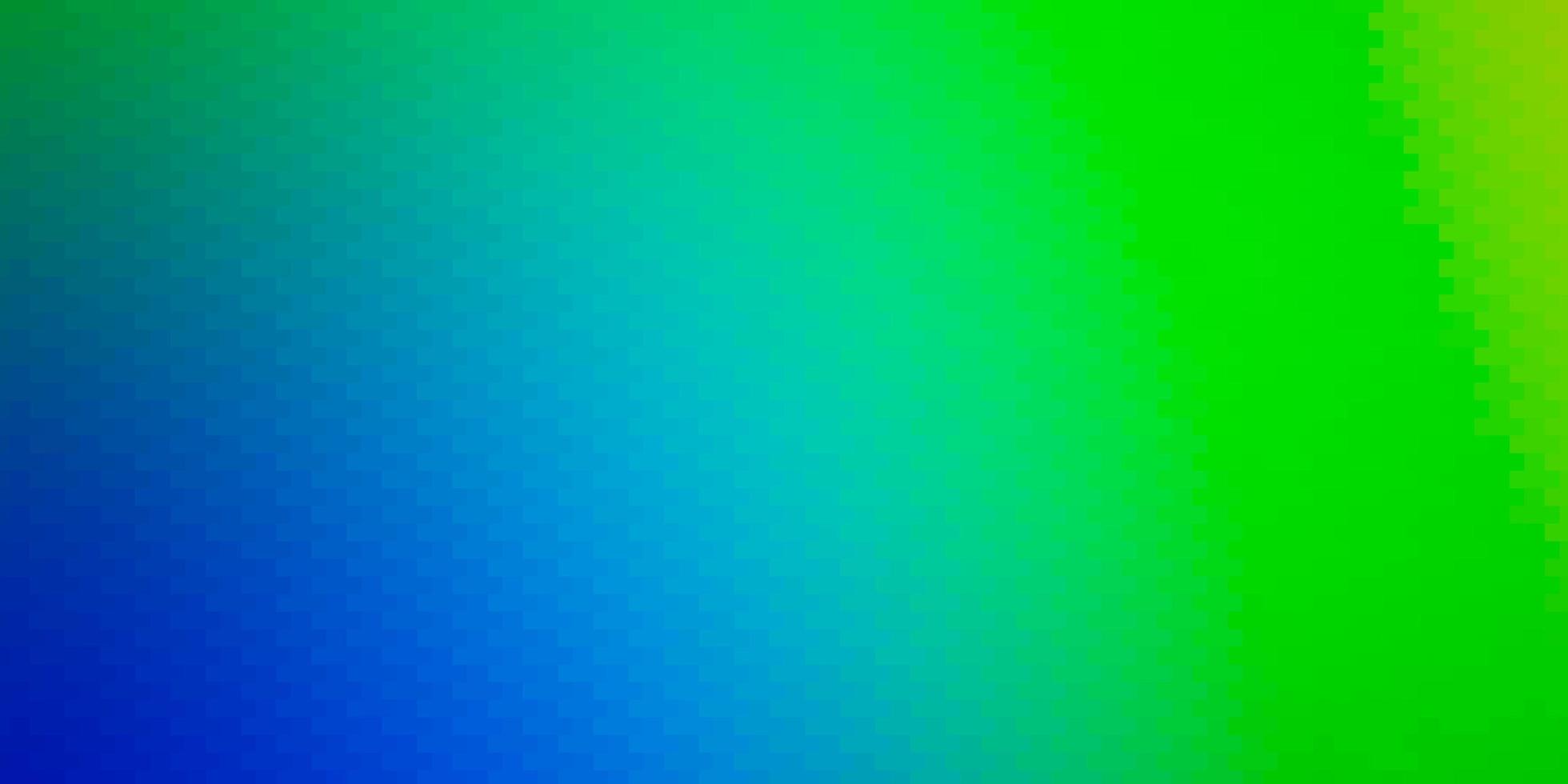 Fondo de vector azul claro, verde en estilo poligonal.