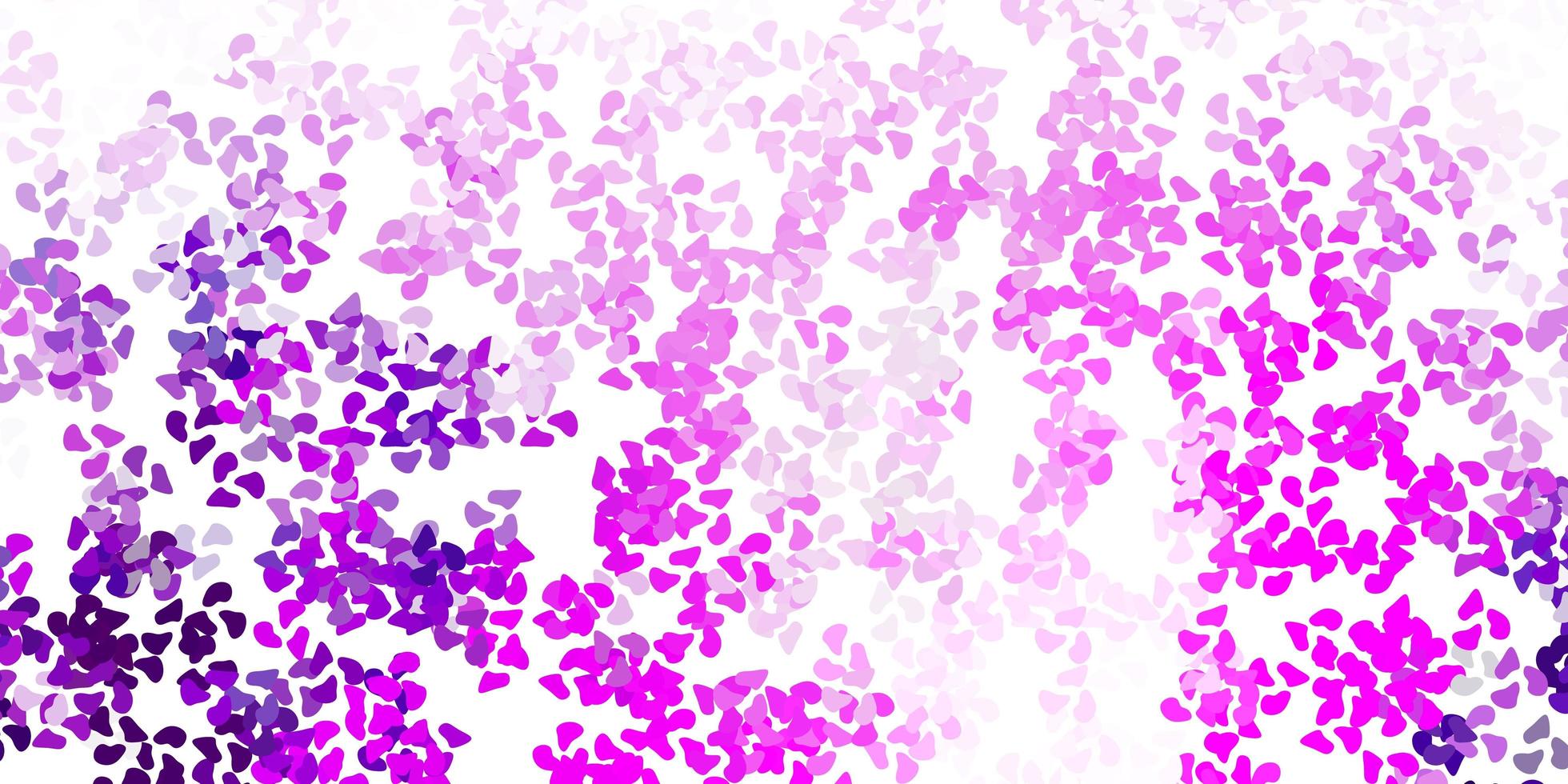 Telón de fondo de vector rosa claro con formas caóticas.