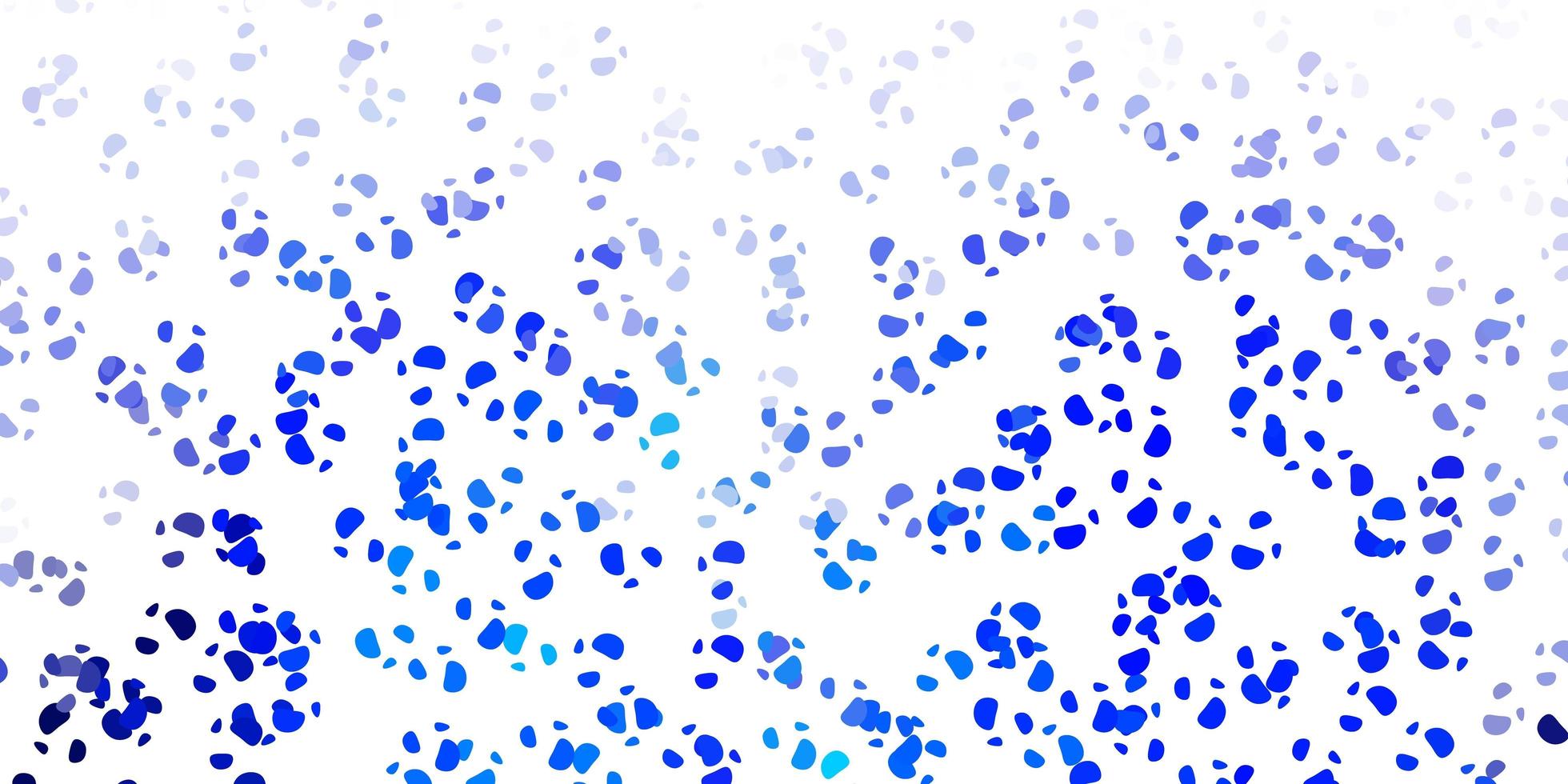 patrón de vector azul claro con formas abstractas