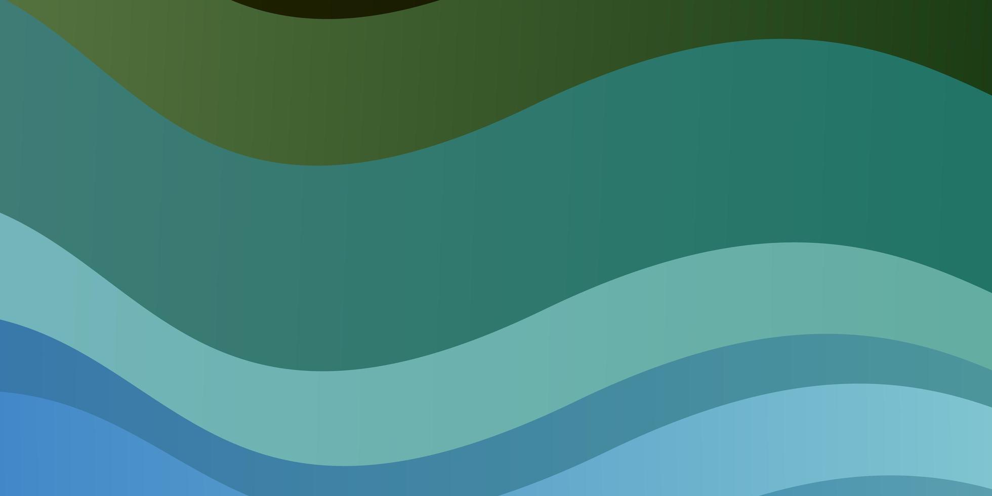 textura de vector azul claro, verde con arco circular.