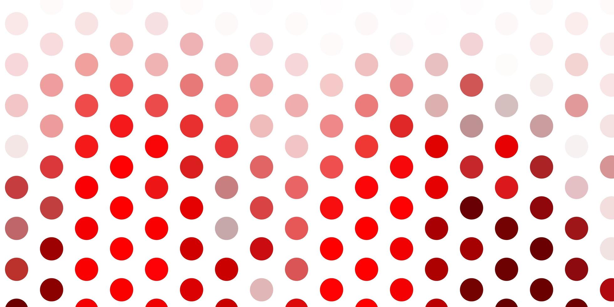 Light red vector layout with circle shapes