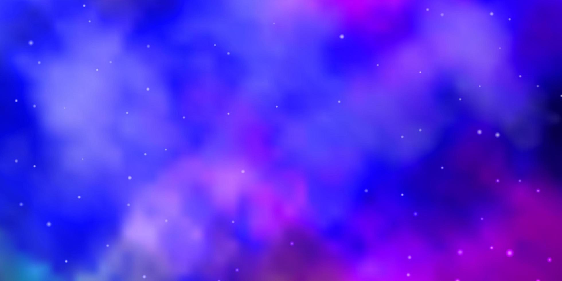 Light Pink Blue Vector Template With Neon Stars Vector Art At Vecteezy