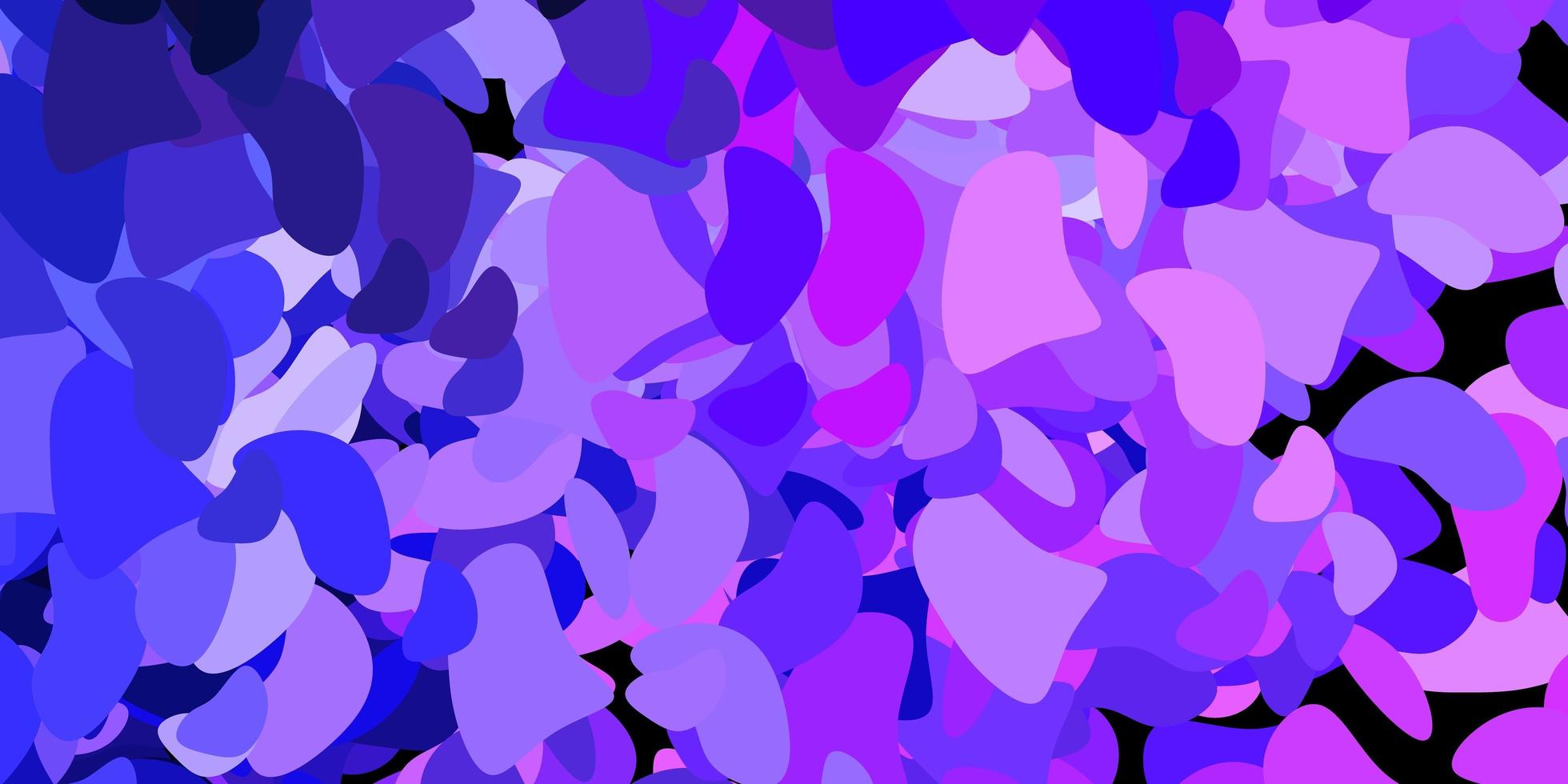 Light pink, blue vector pattern with abstract shapes.