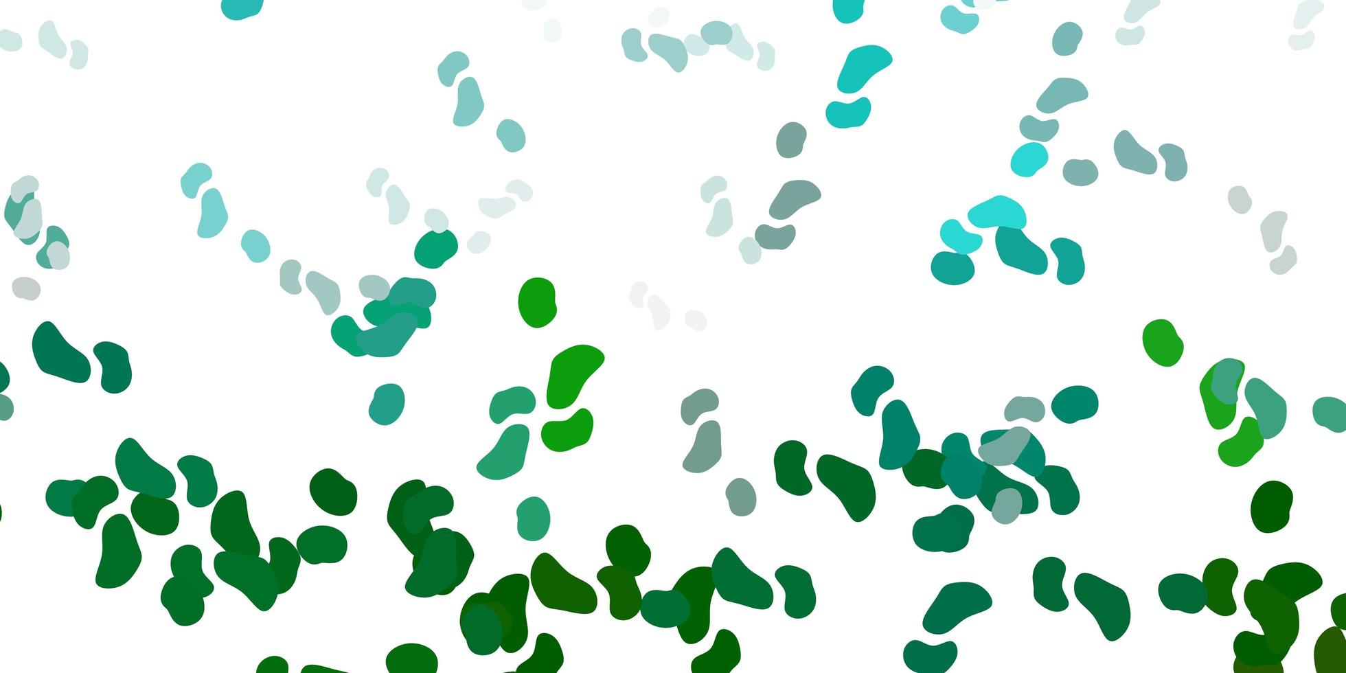 Light green vector backdrop with chaotic shapes