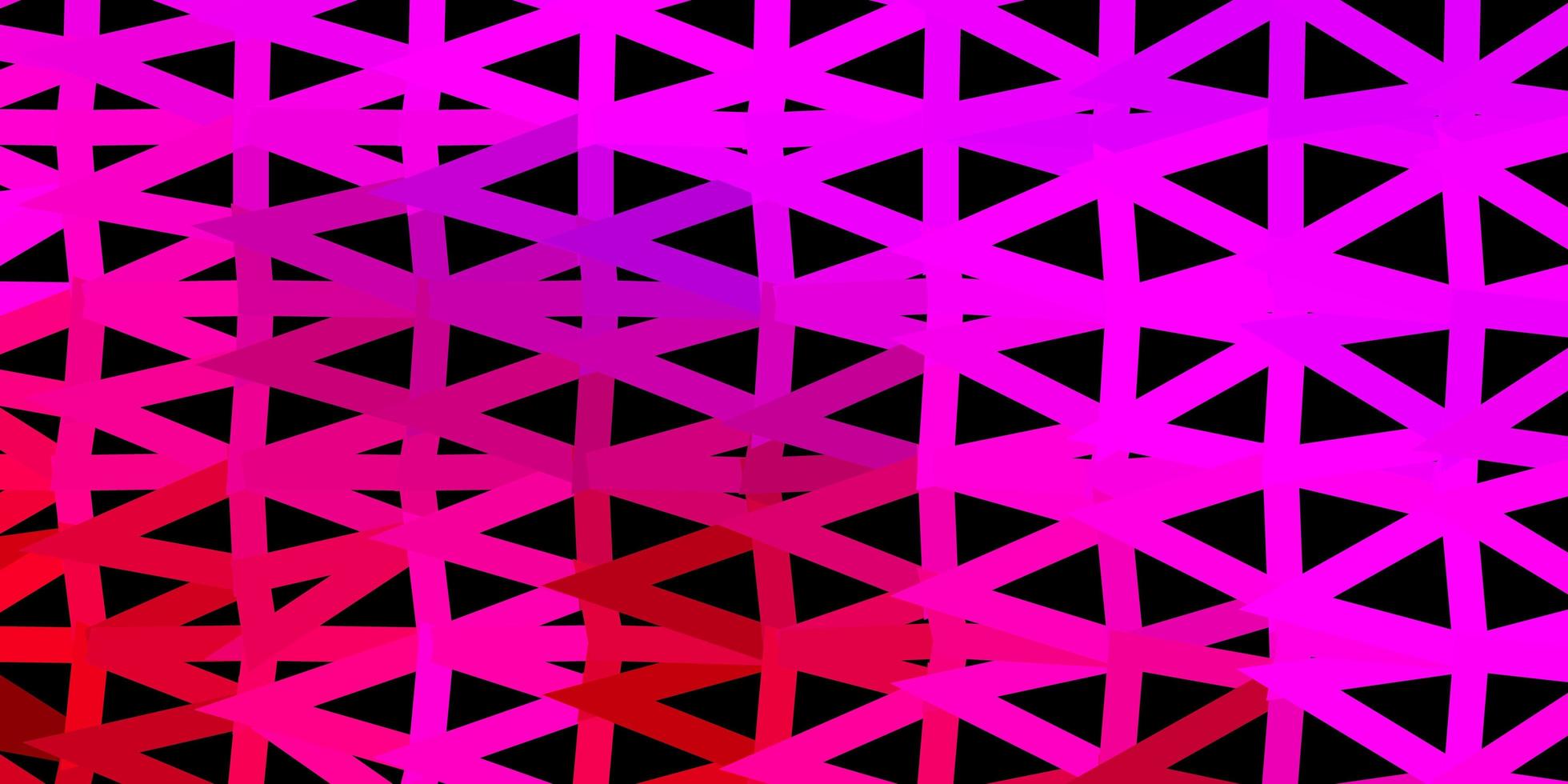 textura de polígono degradado vectorial rosa oscuro. vector