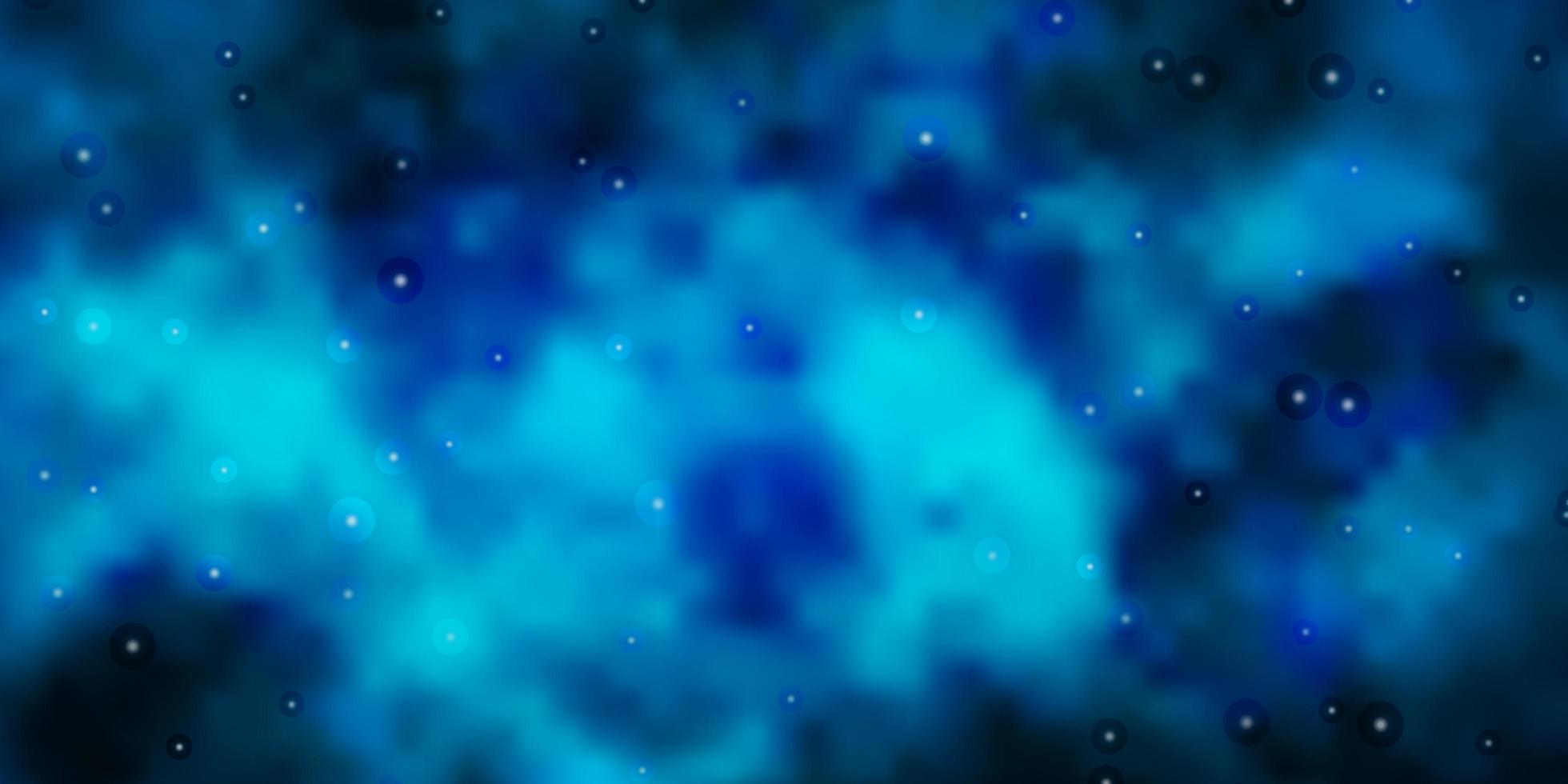 textura de vector azul claro con hermosas estrellas.