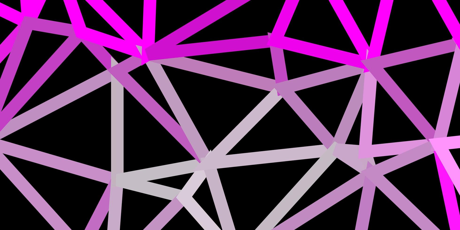 Fondo de triángulo abstracto vector rosa claro.