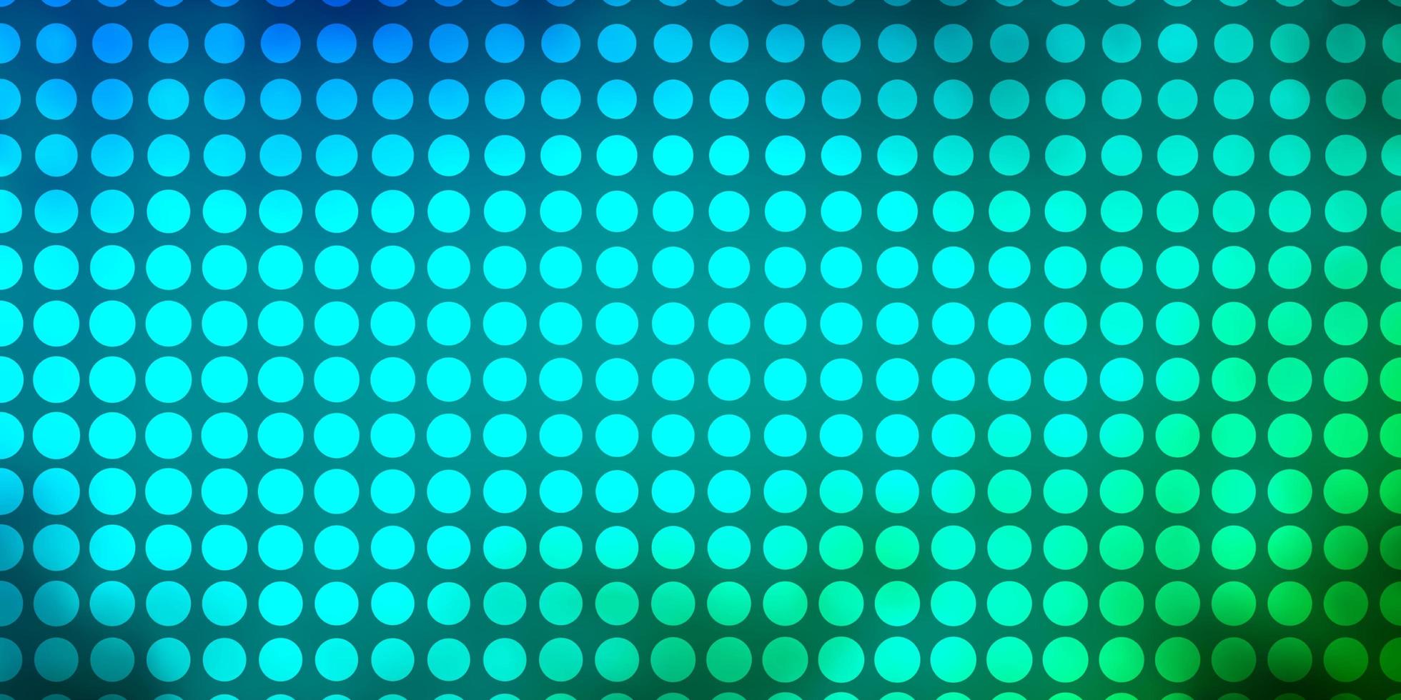 textura de vector azul claro, verde con círculos.