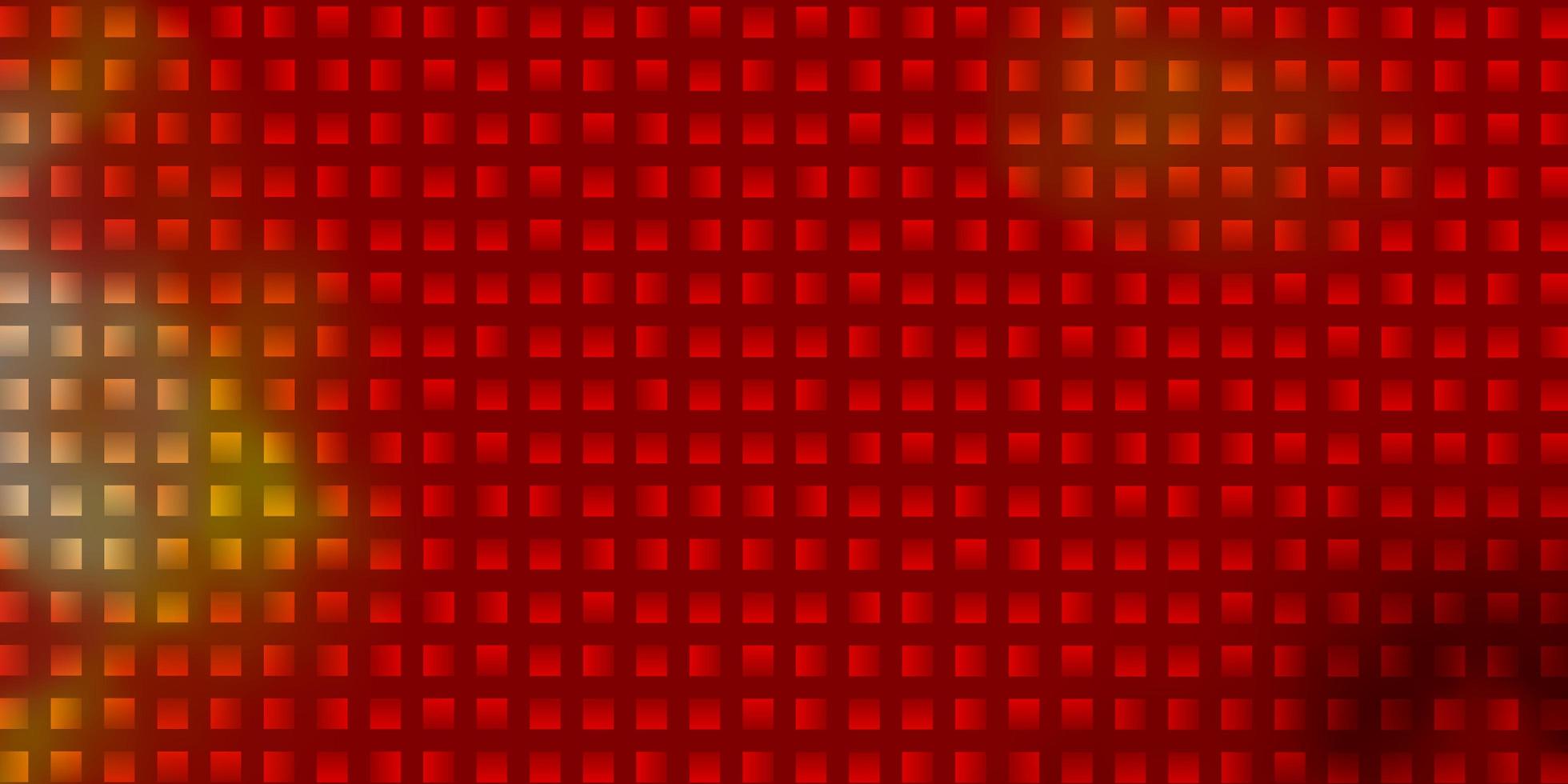 diseño de vector rojo claro, amarillo con líneas, rectángulos.