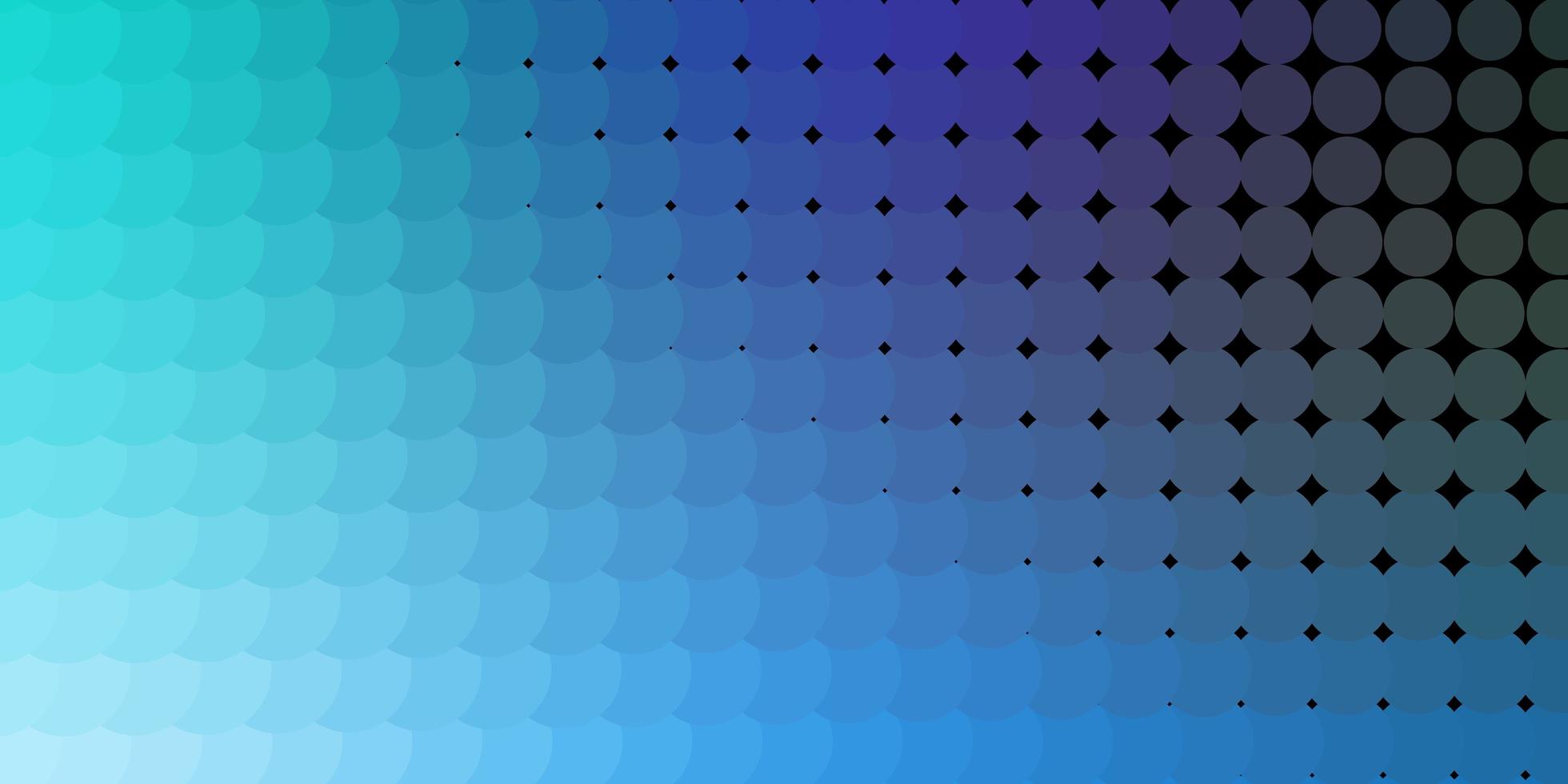 Light Blue, Green vector background with circles.