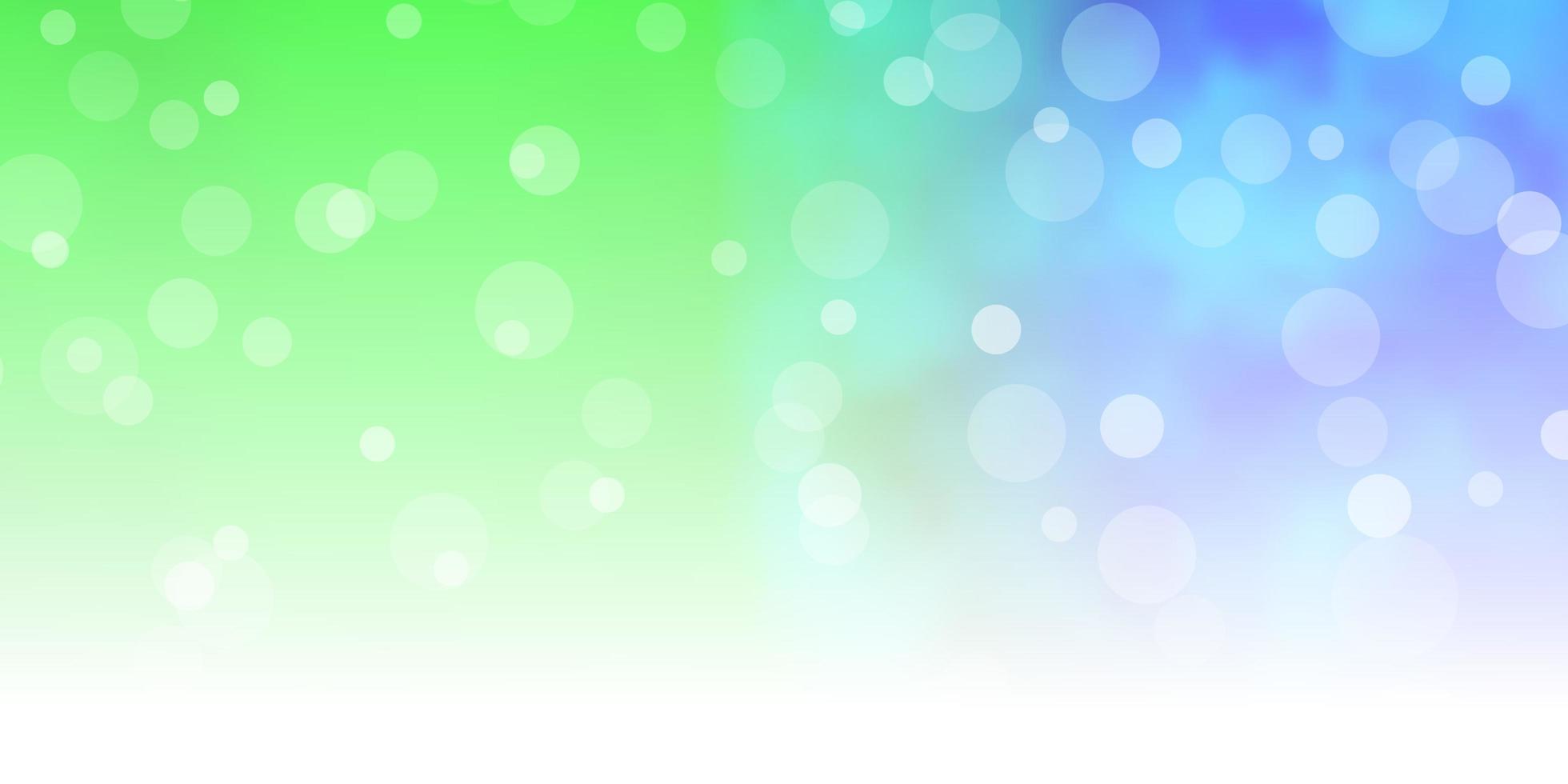 Dark Multicolor vector template with circles.