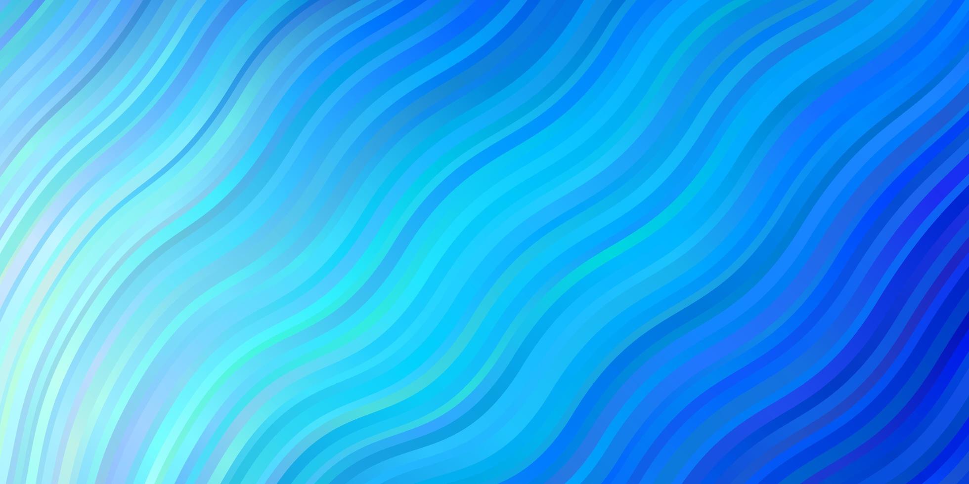 textura de vector azul claro con líneas torcidas.