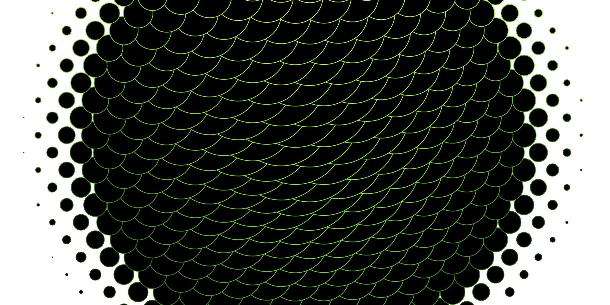 Light Green vector template with circles.