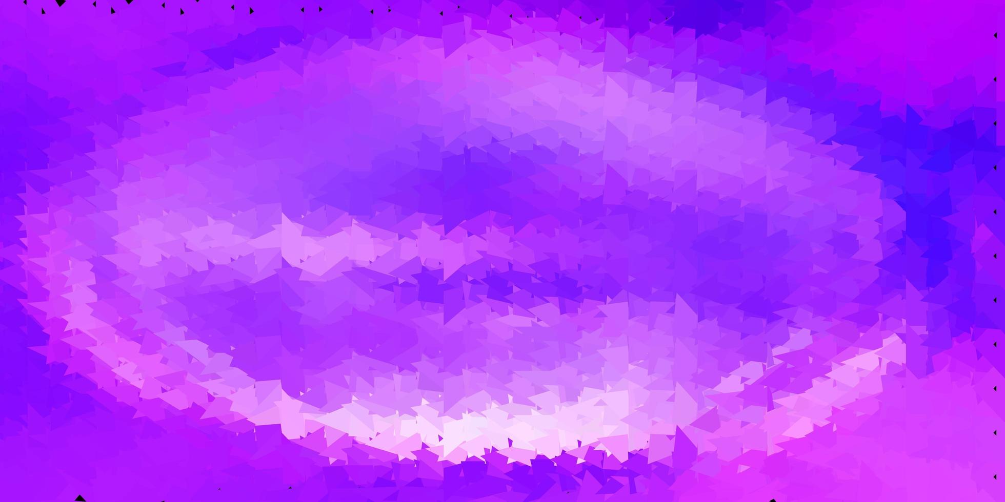 textura de triángulo abstracto de vector púrpura claro.