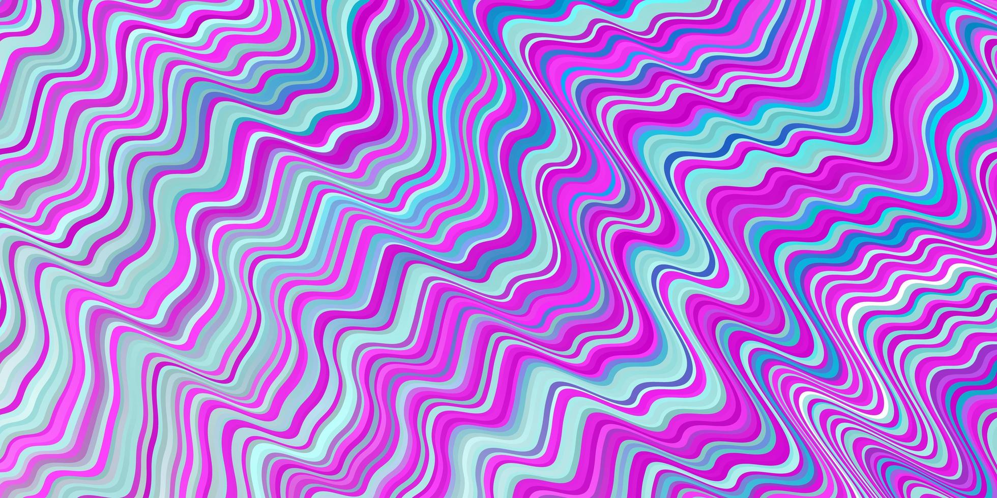 Dark Pink, Blue vector pattern with wry lines.