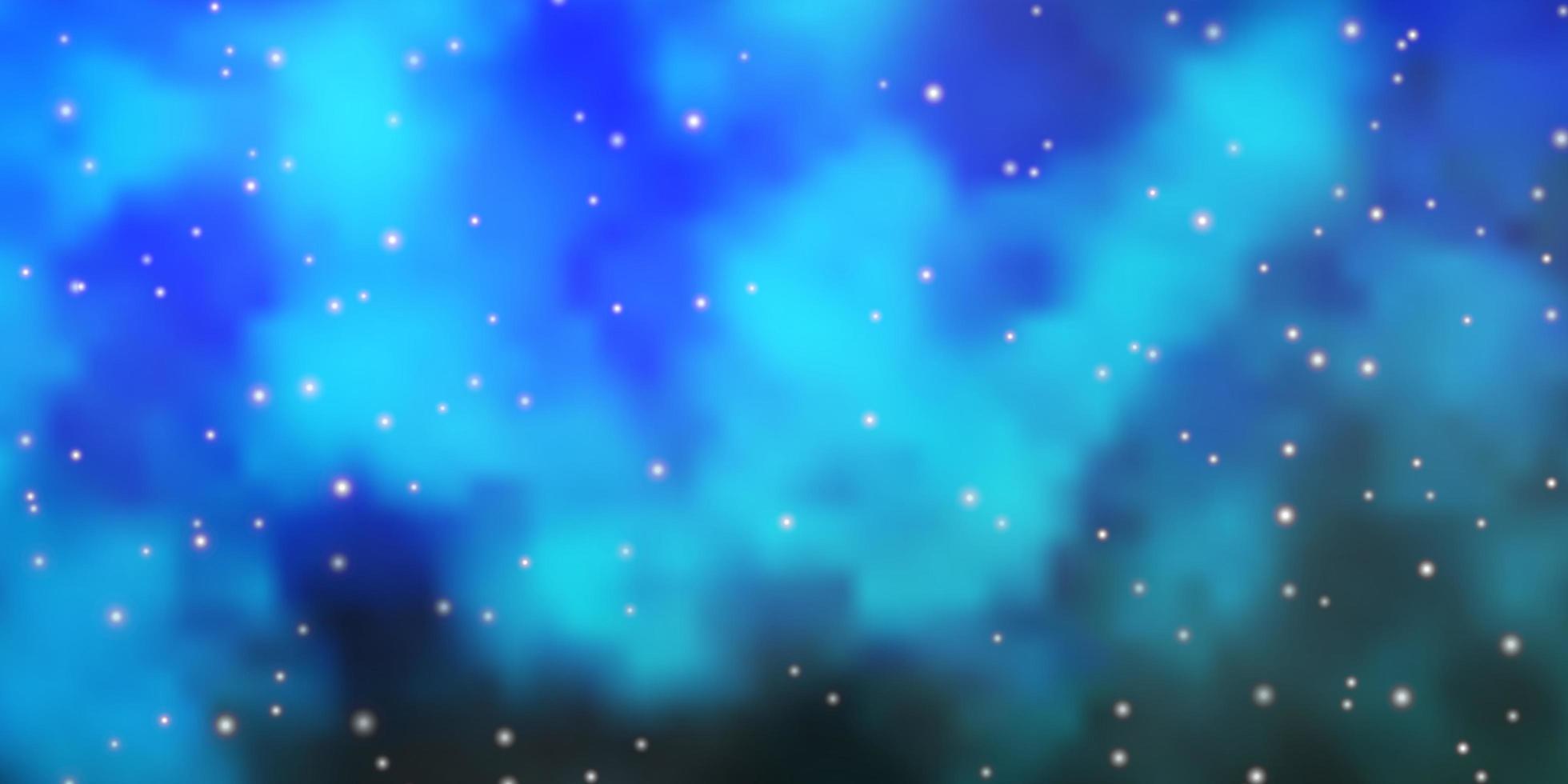 Light BLUE vector layout with bright stars.