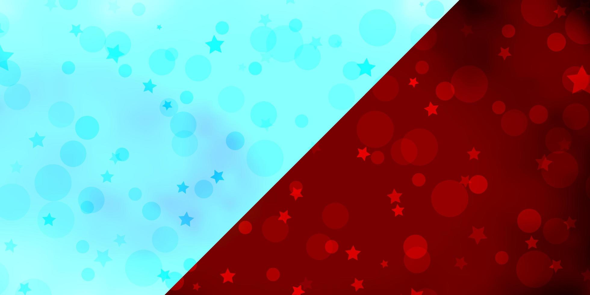 Vector background with circles, stars.