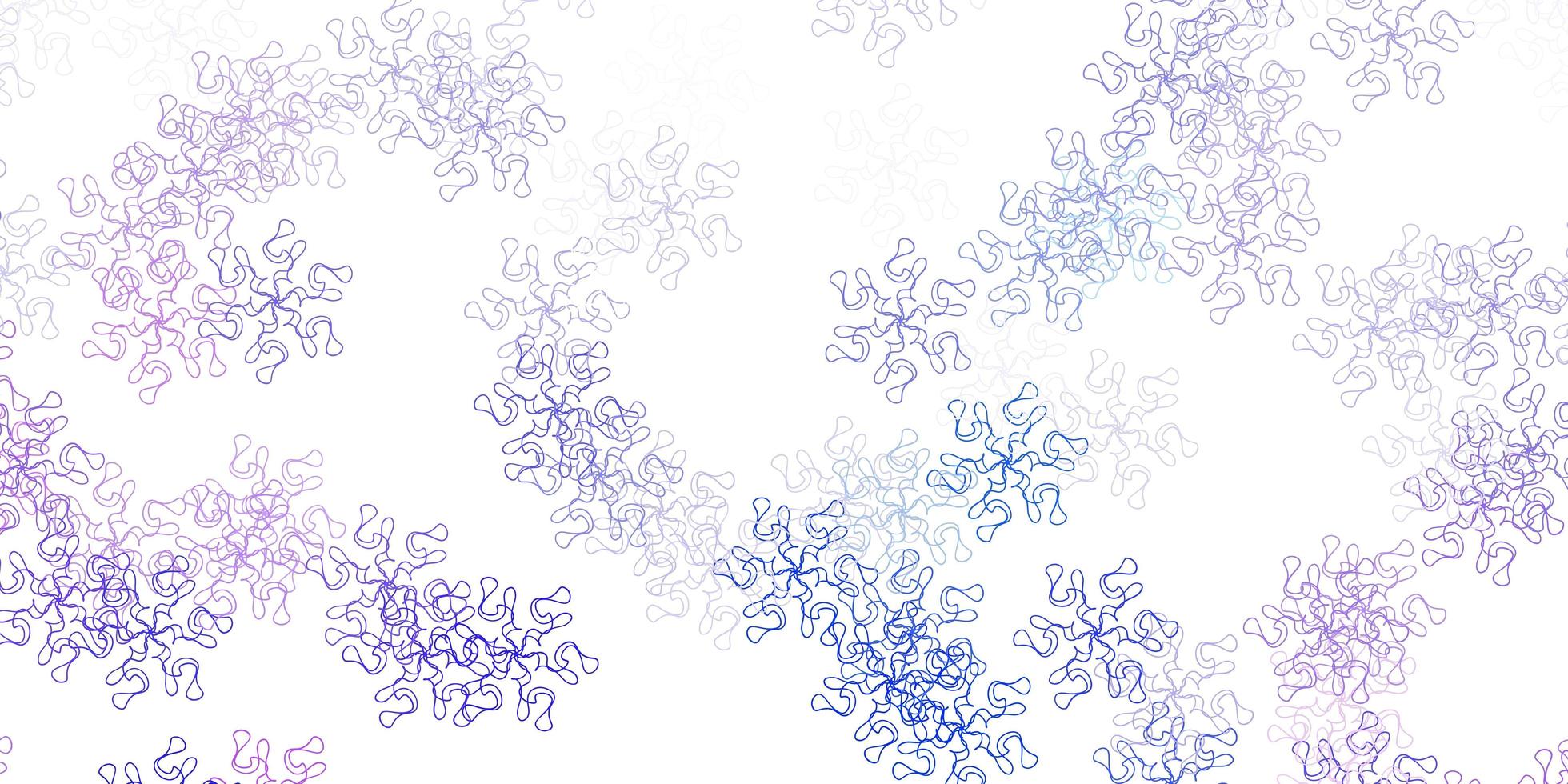 Light purple vector natural layout with flowers.