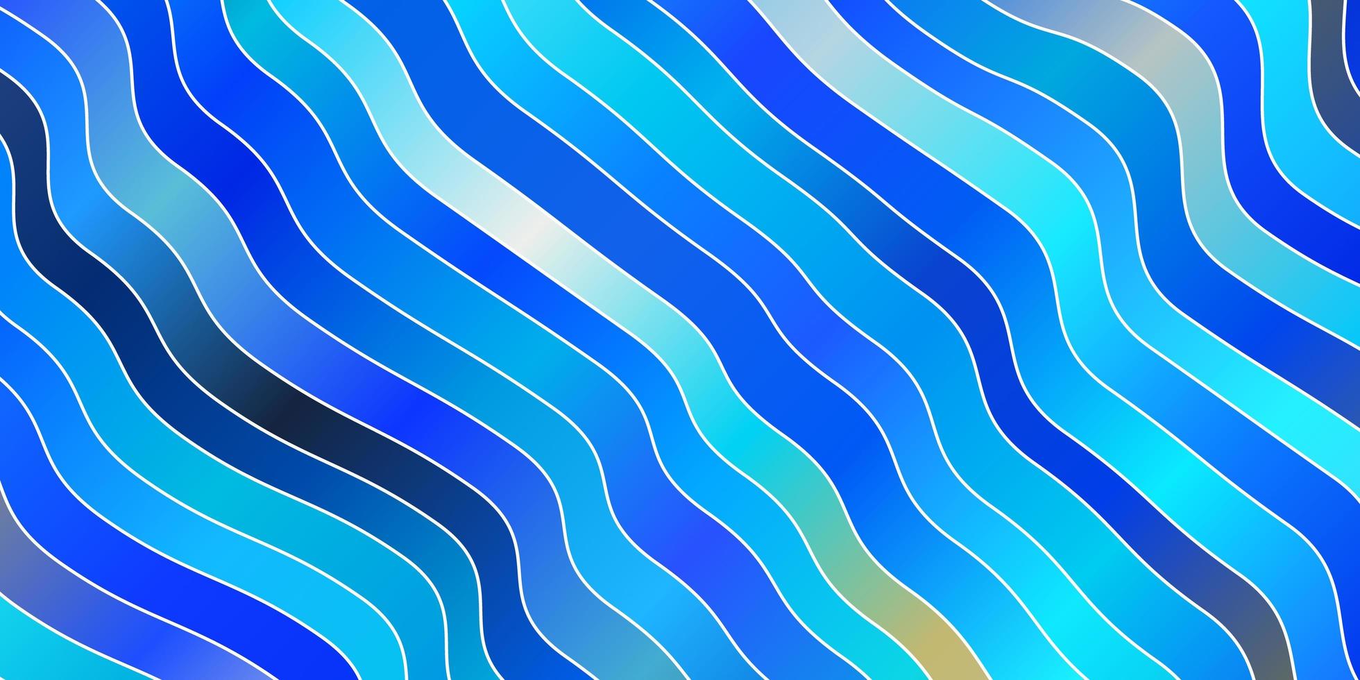 textura de vector azul claro con líneas torcidas.