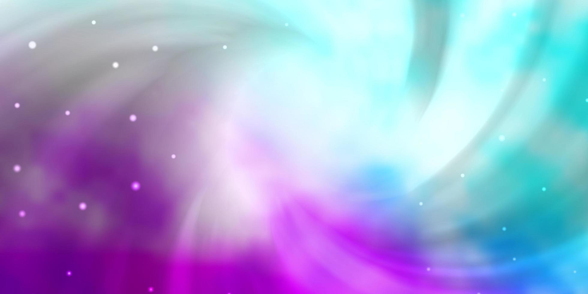 Light Pink Blue Vector Background With Small And Big Stars Vector Art At Vecteezy