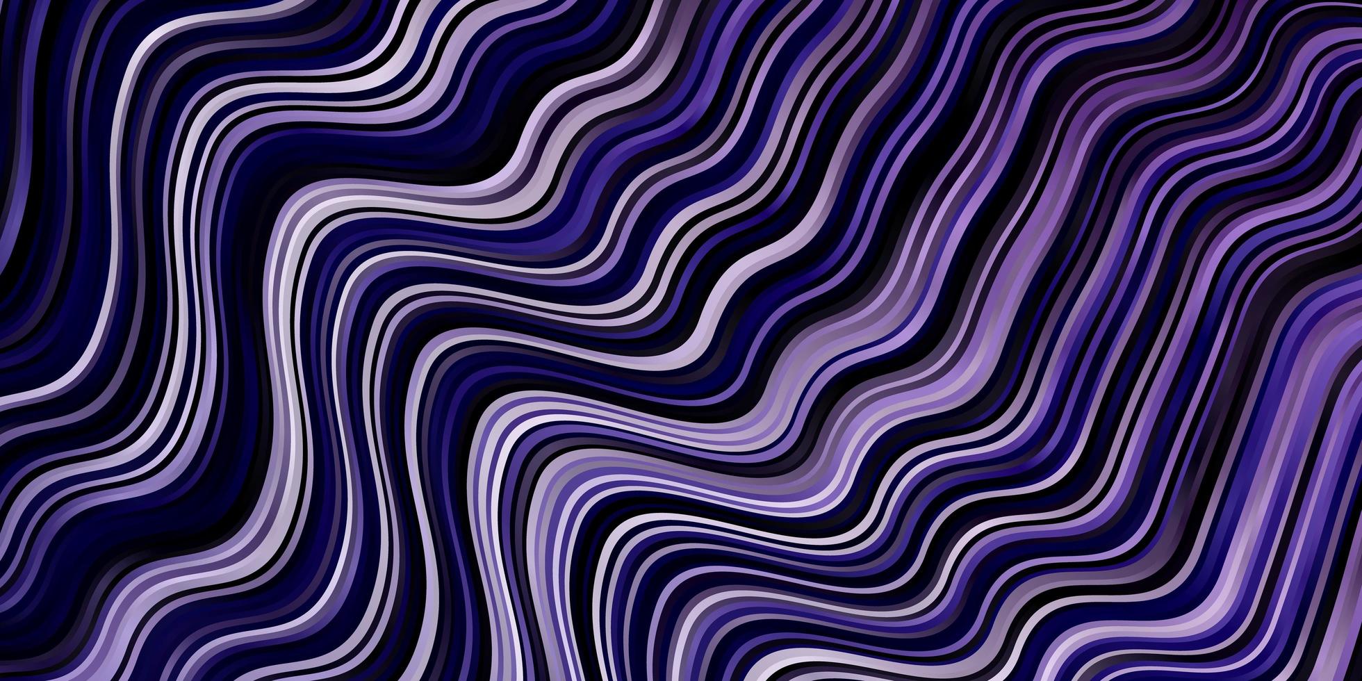 Fondo de vector púrpura claro con líneas torcidas.