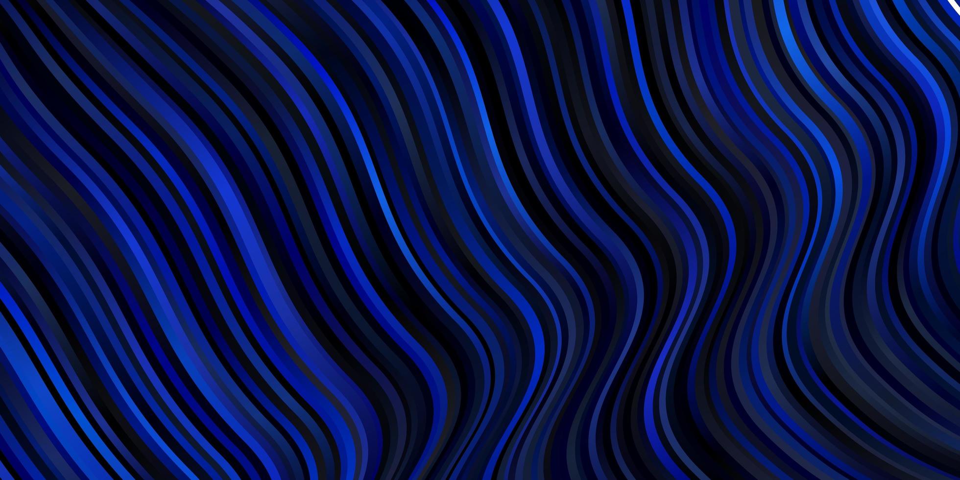 Dark BLUE vector pattern with lines.