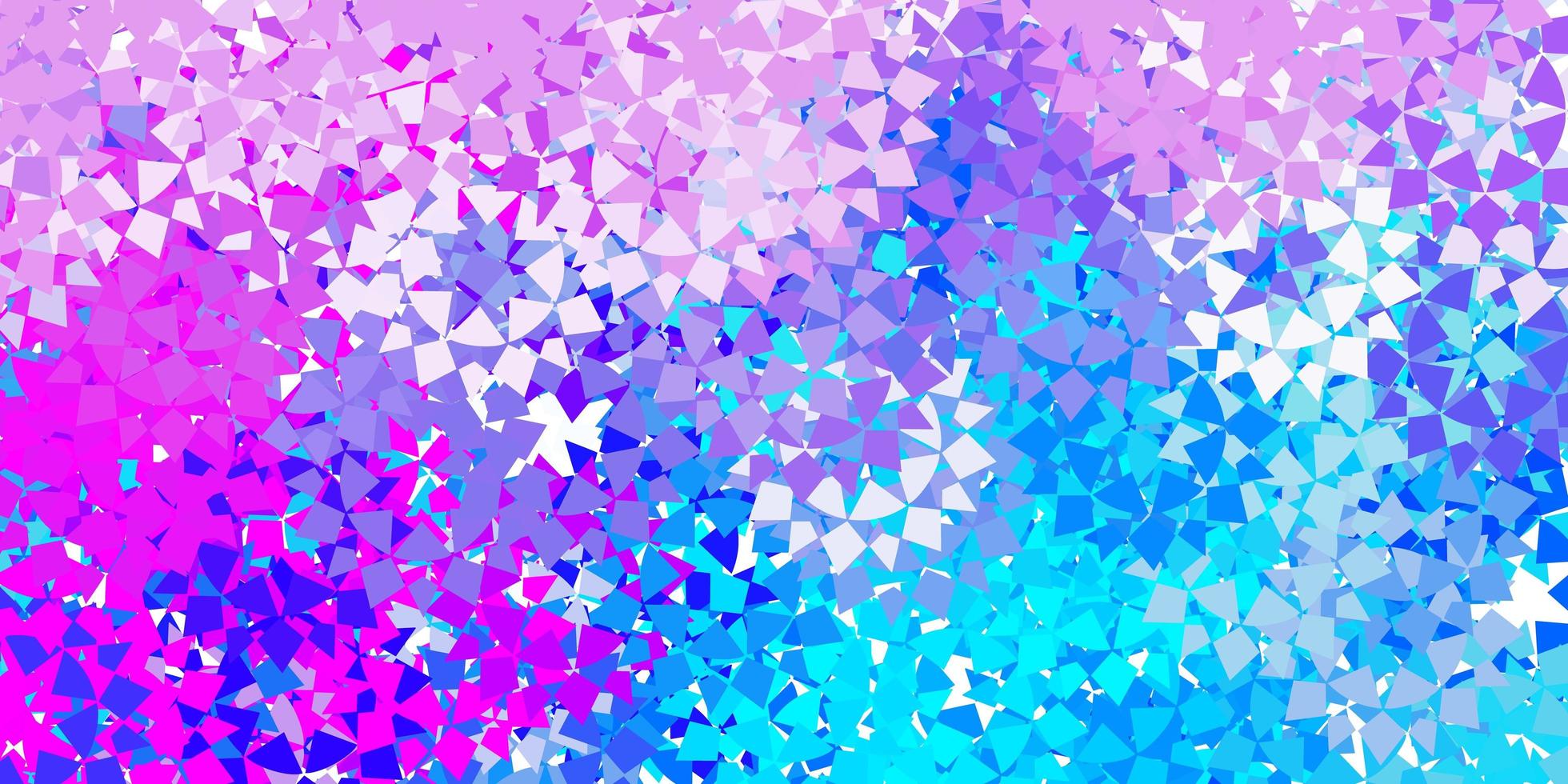 textura de vector azul claro, verde con estilo triangular.