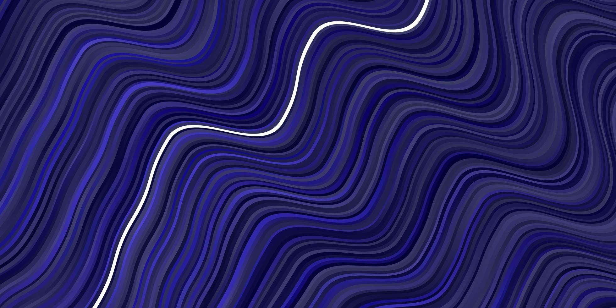 Dark BLUE vector background with lines.