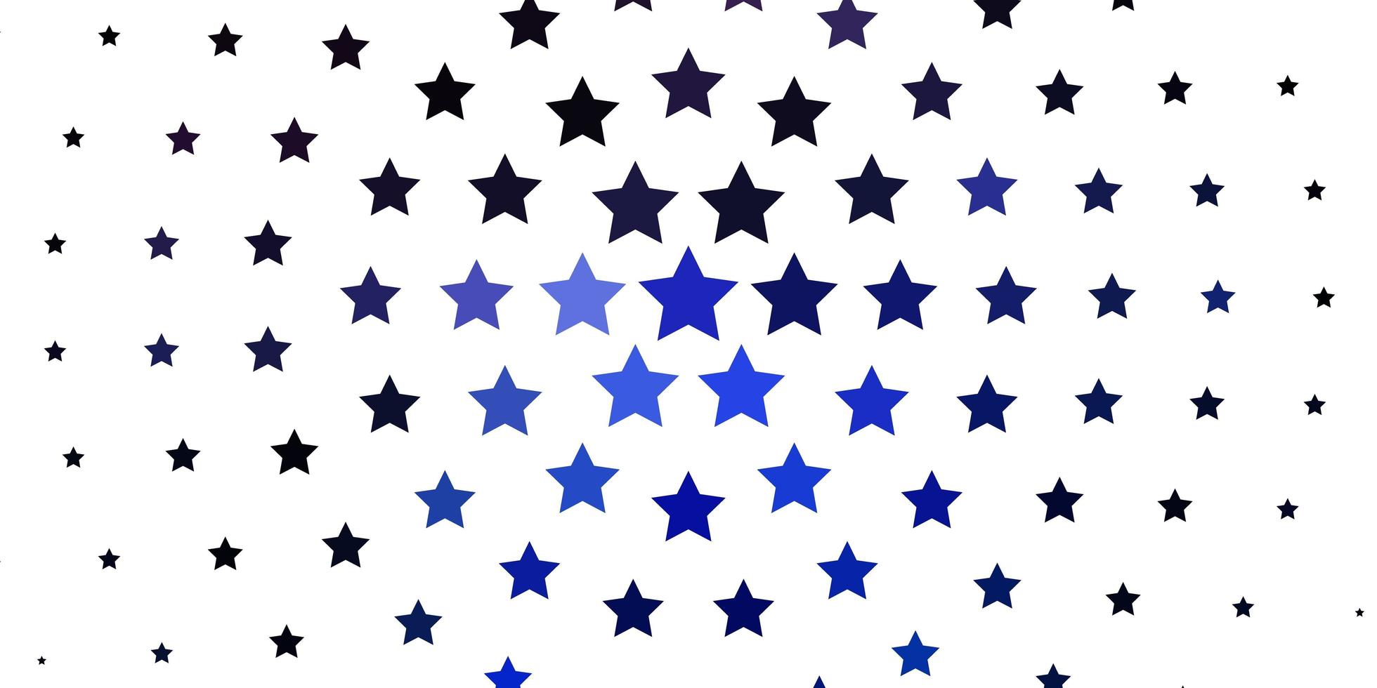 Light BLUE vector layout with bright stars.