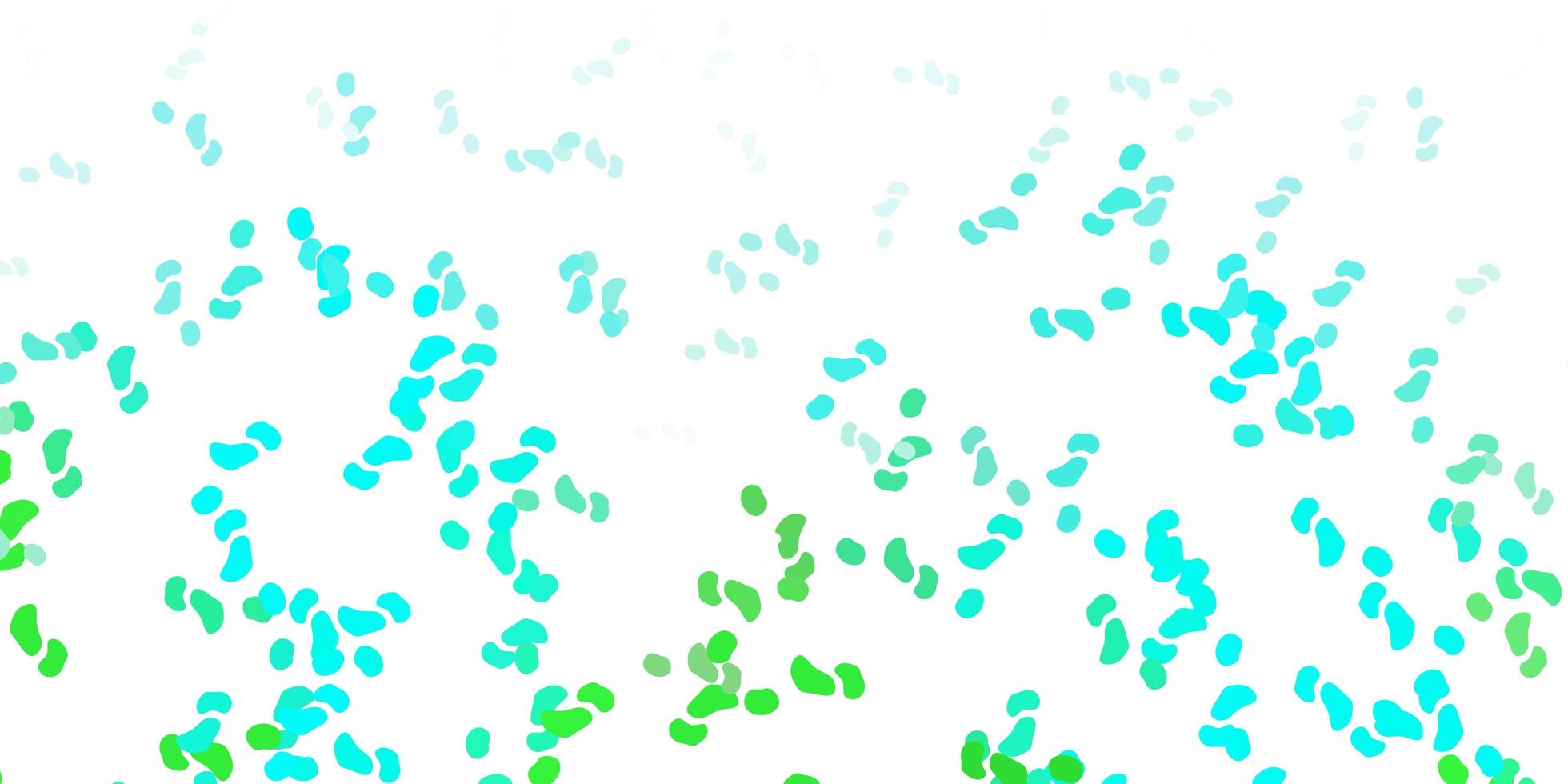 Light green vector background with random forms.