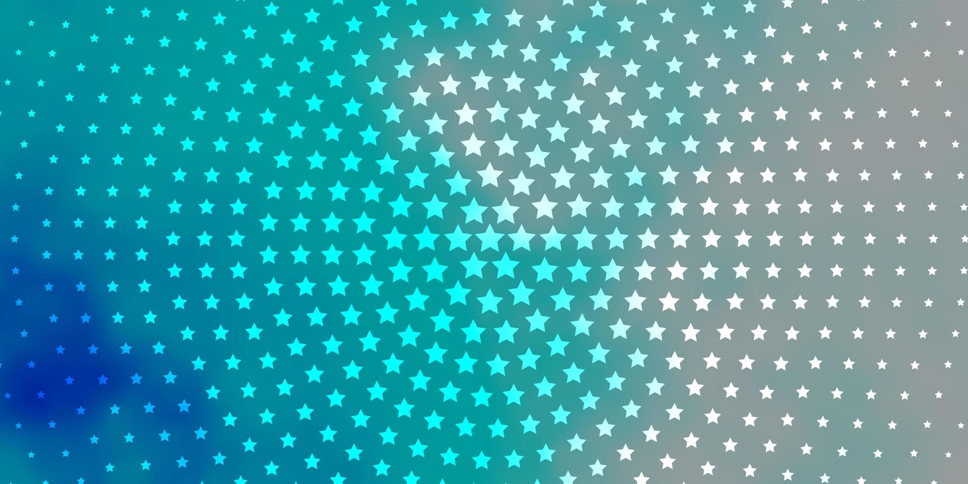 Light BLUE vector texture with beautiful stars.