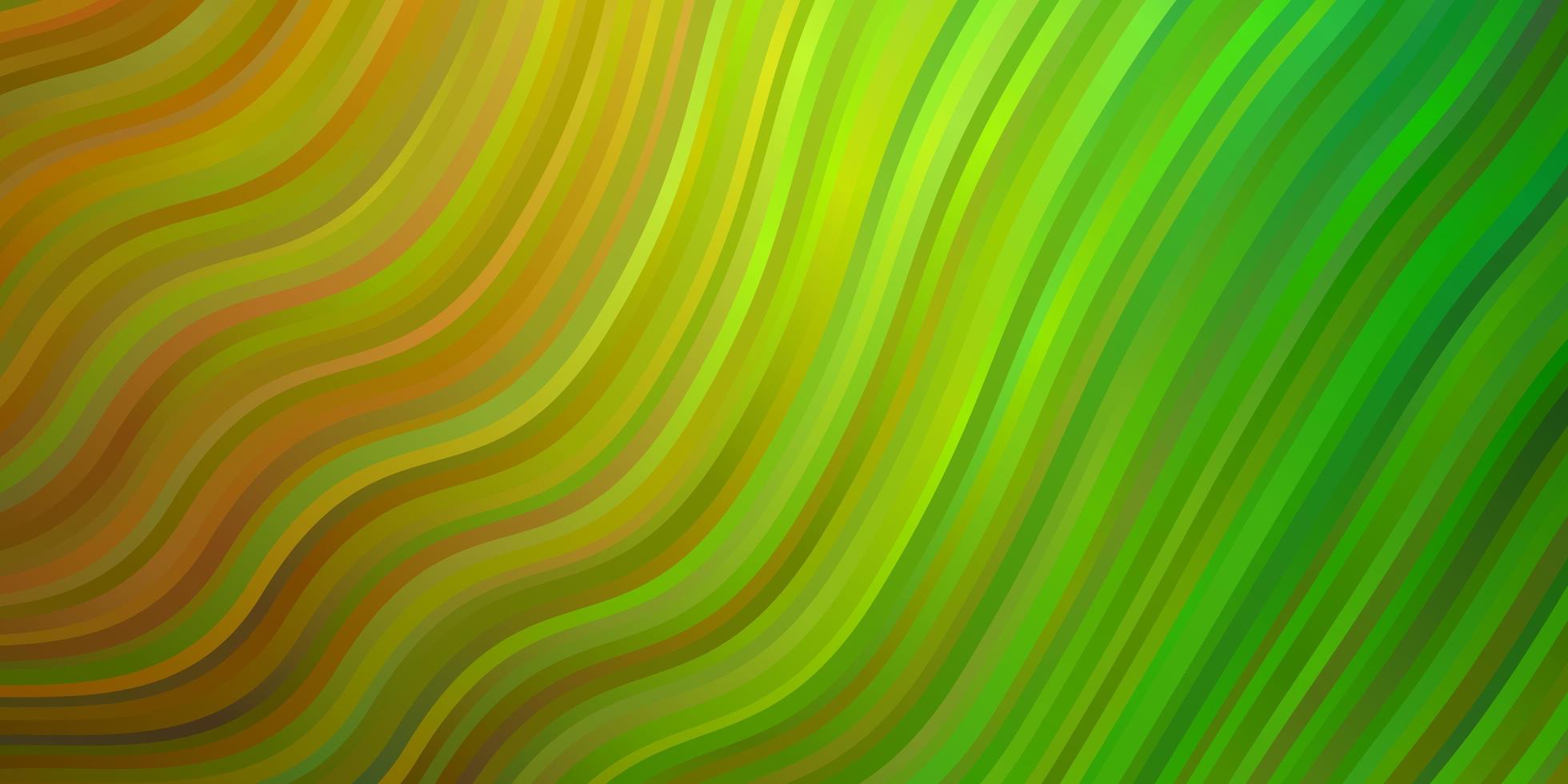 Light Green, Yellow vector texture with circular arc.