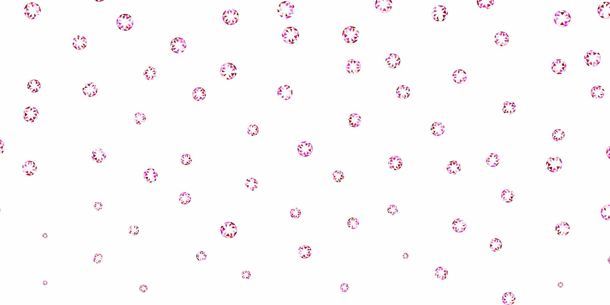 Light pink vector background with spots.