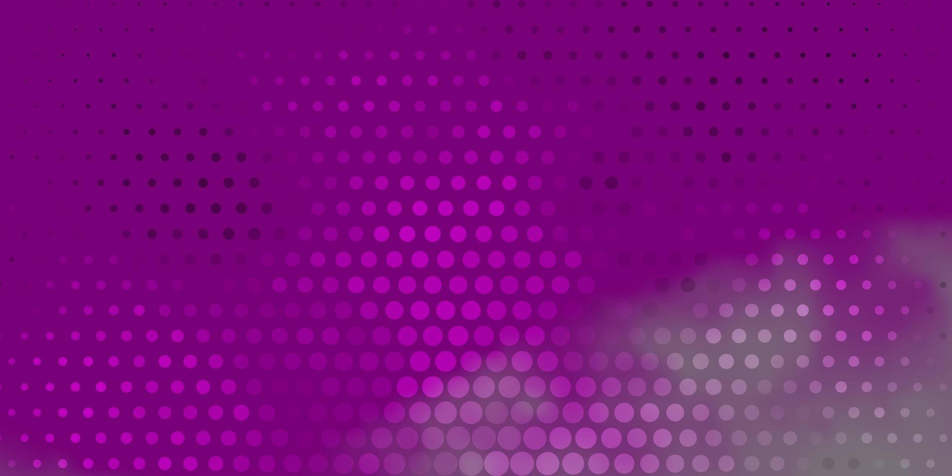 Light Purple, Pink vector pattern with spheres.