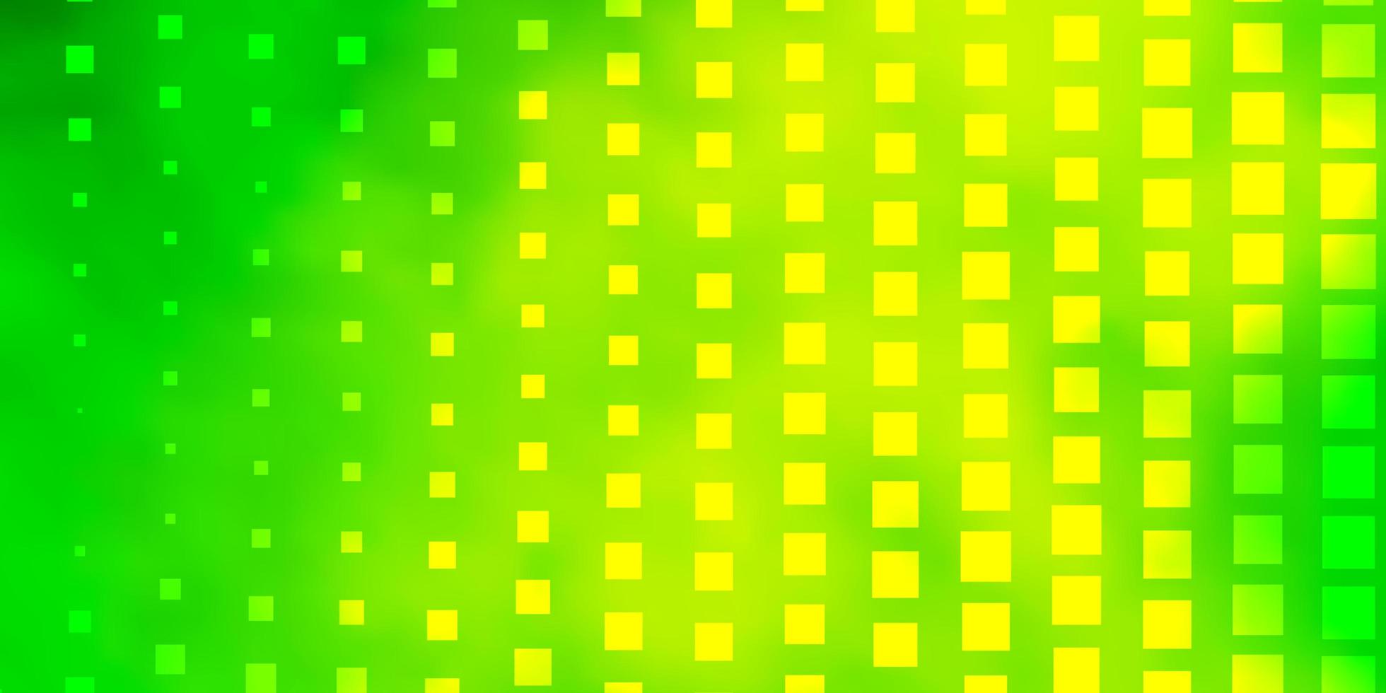 Light Green, Yellow vector layout with lines, rectangles.