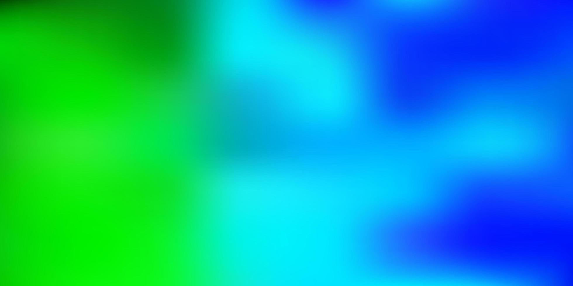 Light blue, green vector gradient blur drawing.