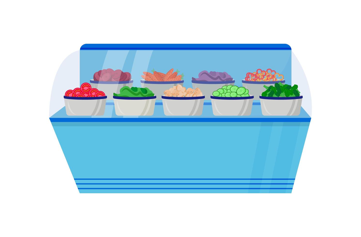 Vegetable counter vector object