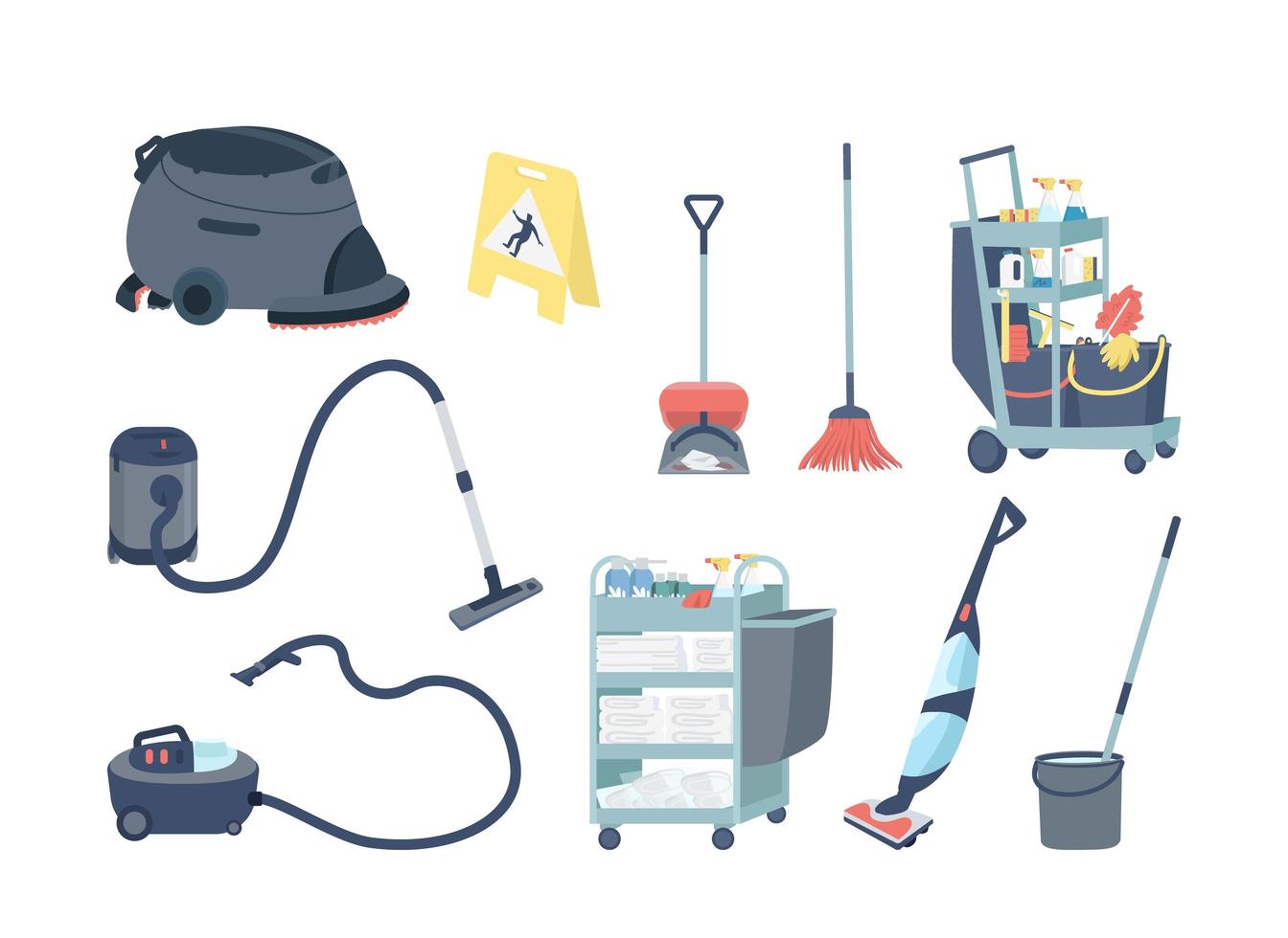 Cleaning Supplies Vector Professional Commercial Cleaning