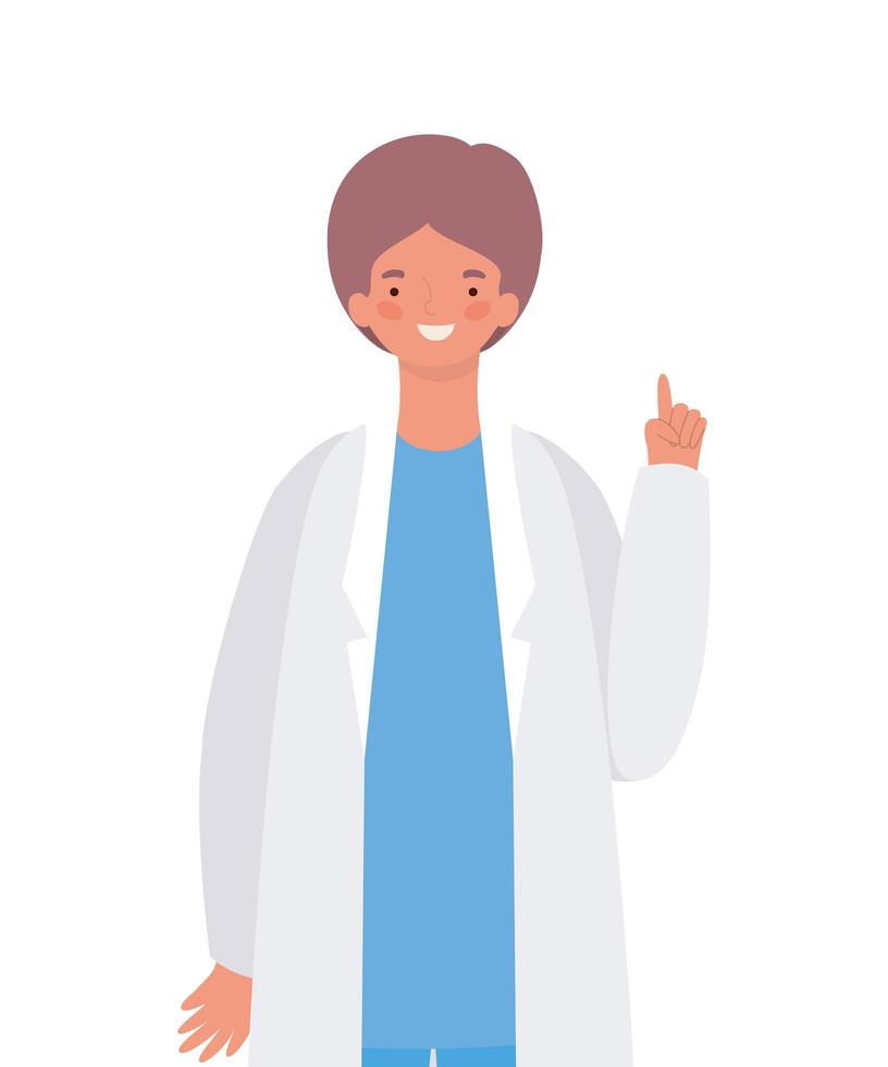 Man doctor with uniform vector design