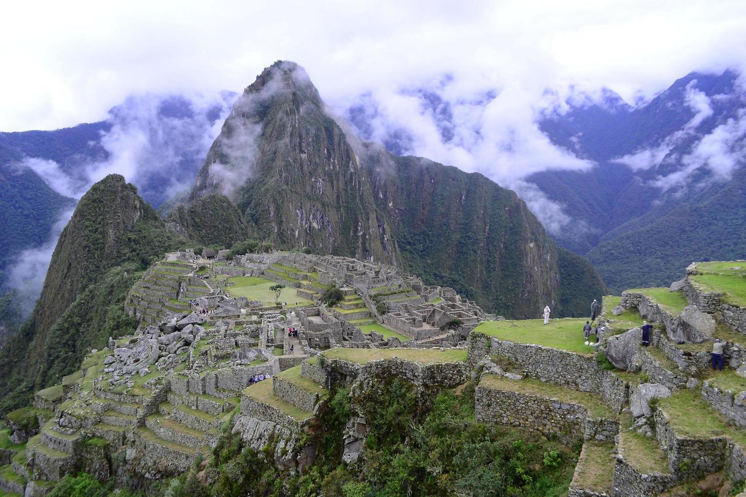 montaña machu picchu foto