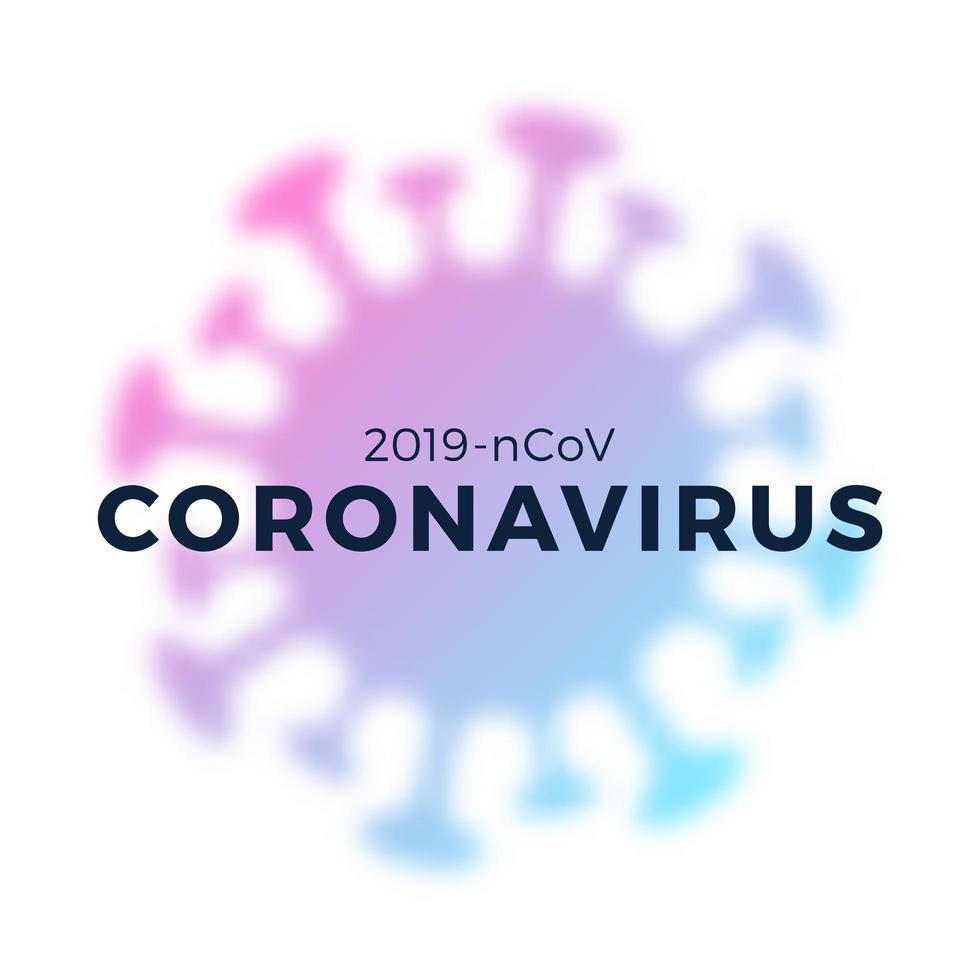 coronavirus. virus. covid-2019. brote de coronavirus. pandemia, médica, sanitaria, infecciosa, virología, concepto de epidemiología. coronavirus 2019-ncov. Fondo 3d. ilustración. vector