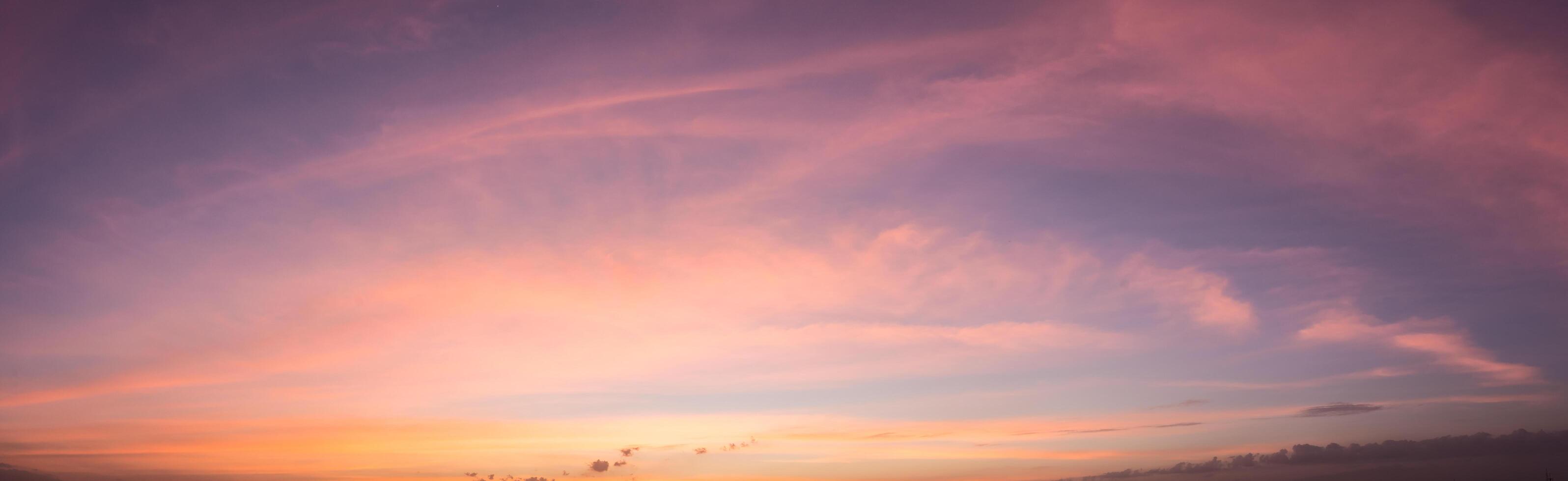 cielo al atardecer foto