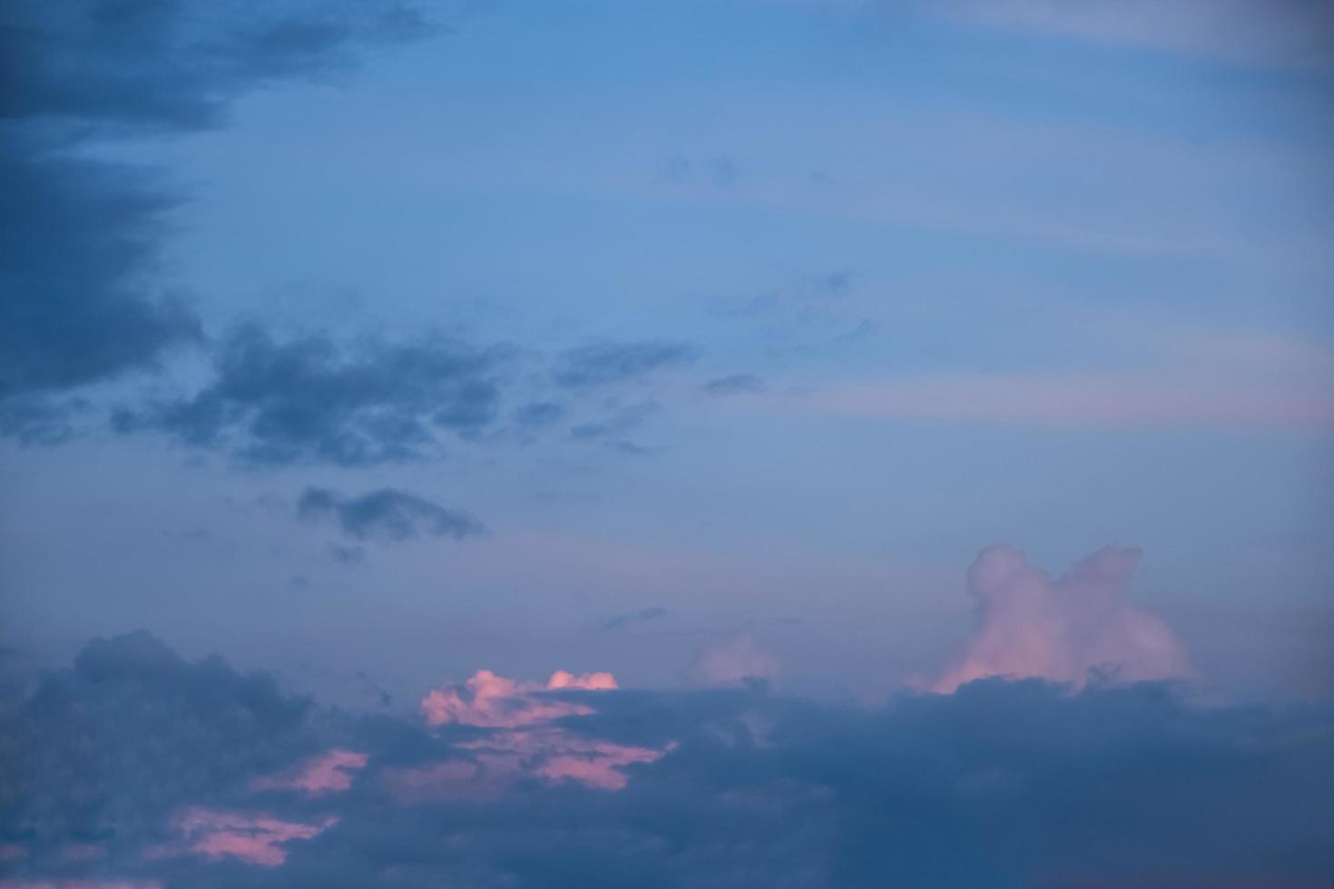 cielo al atardecer foto