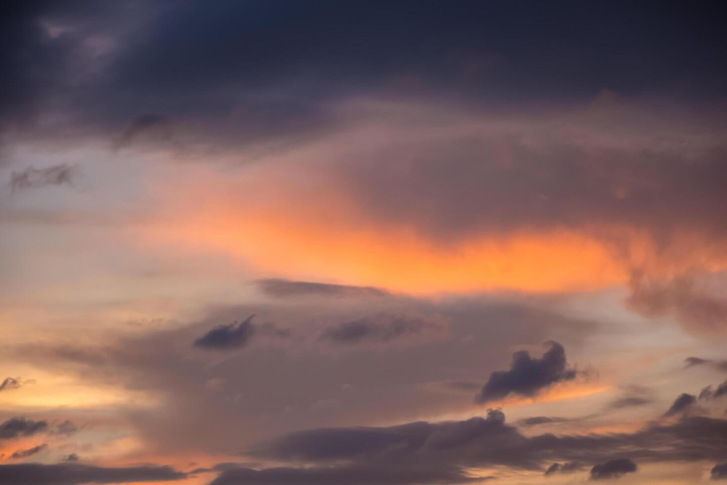 cielo al atardecer foto