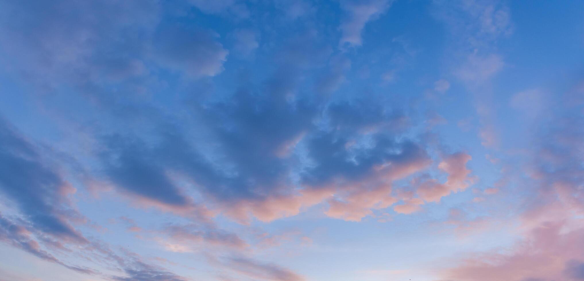 Sky at sunset photo