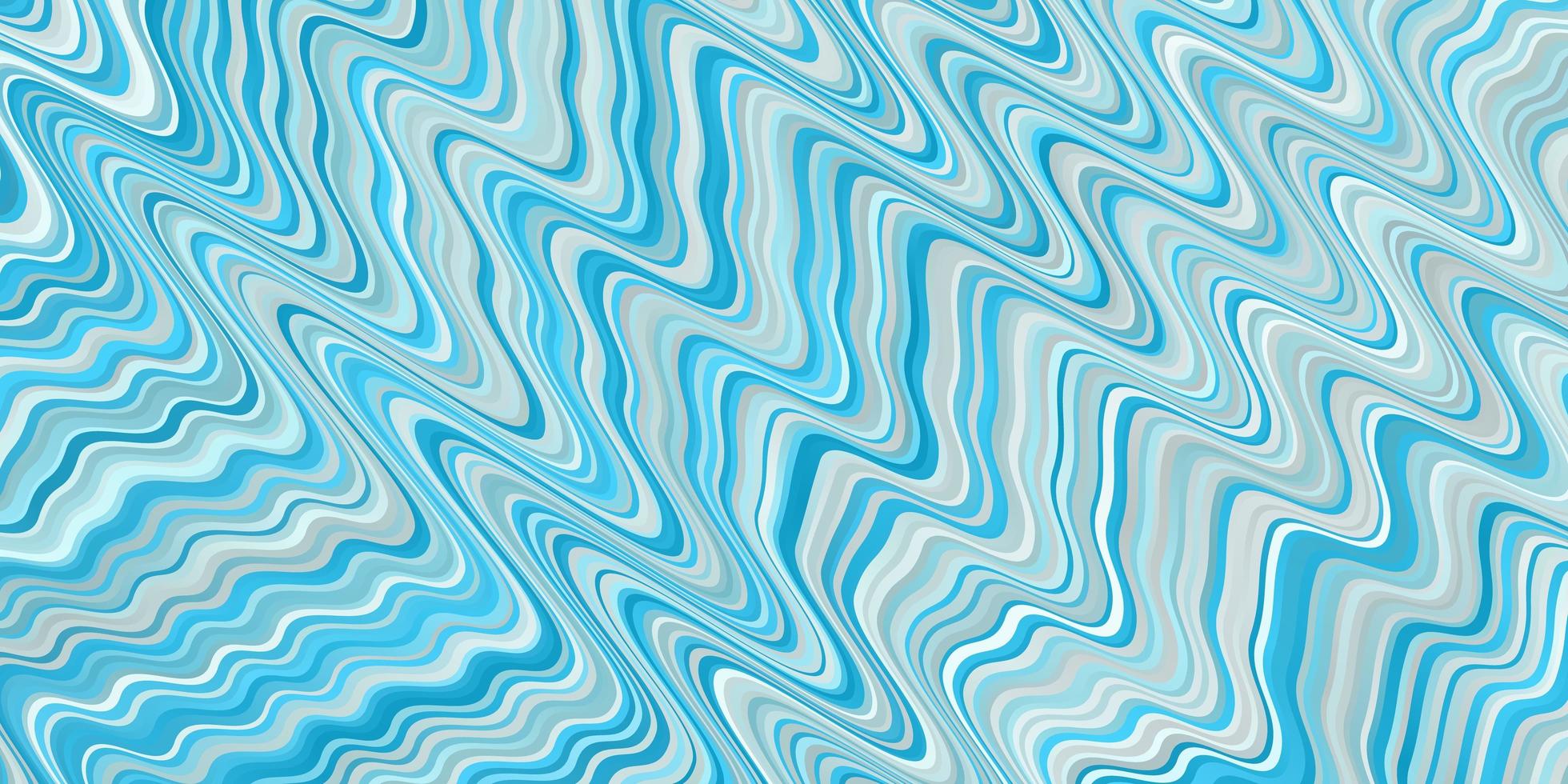 Light BLUE vector background with bent lines.