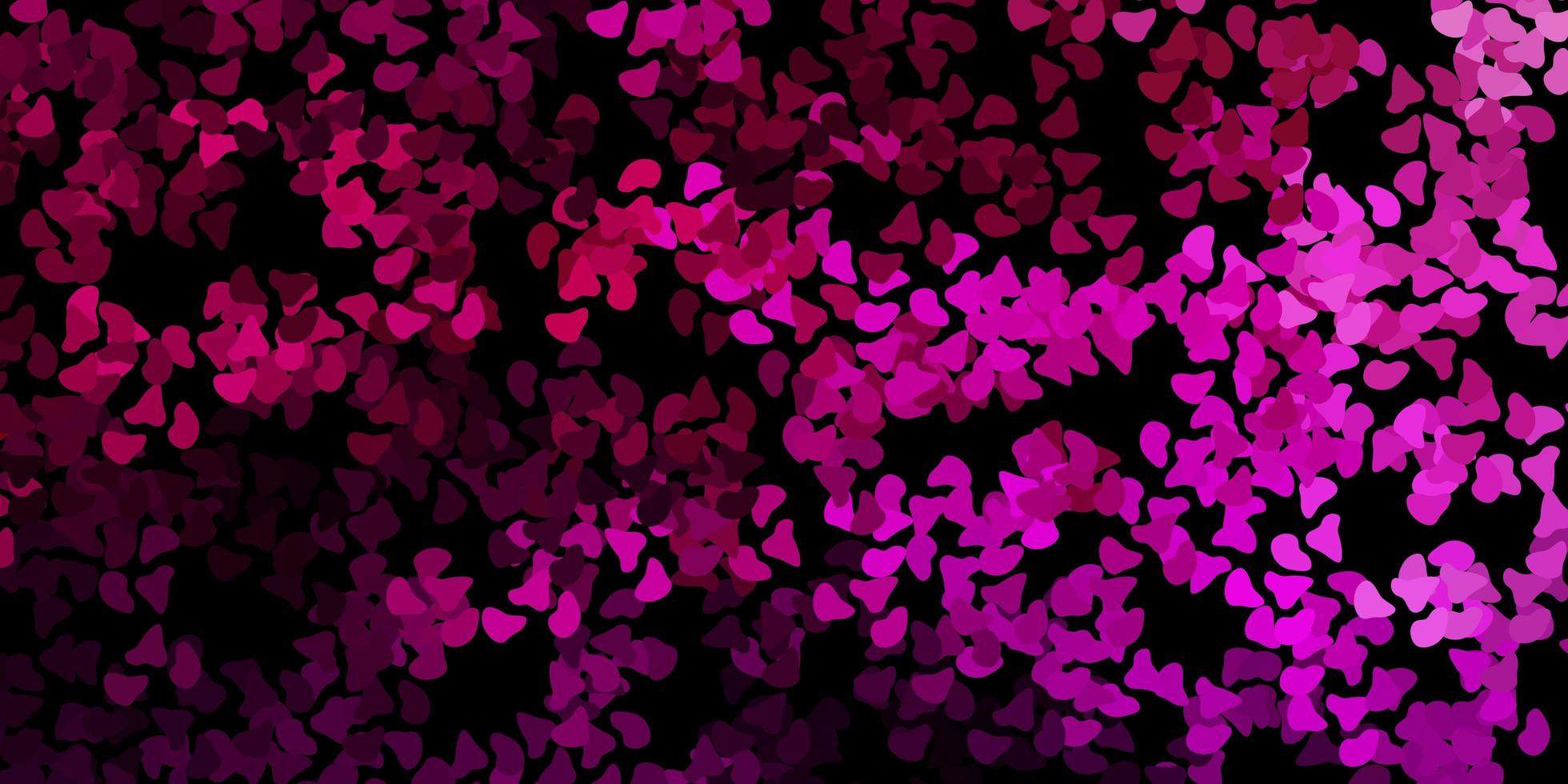 plantilla de vector de color rosa oscuro con formas abstractas.