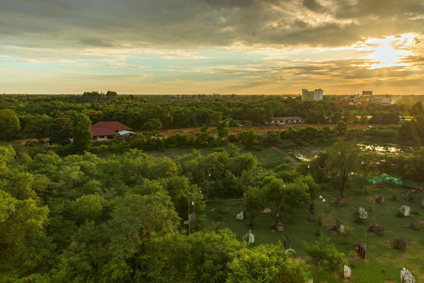 Sky at sunset photo