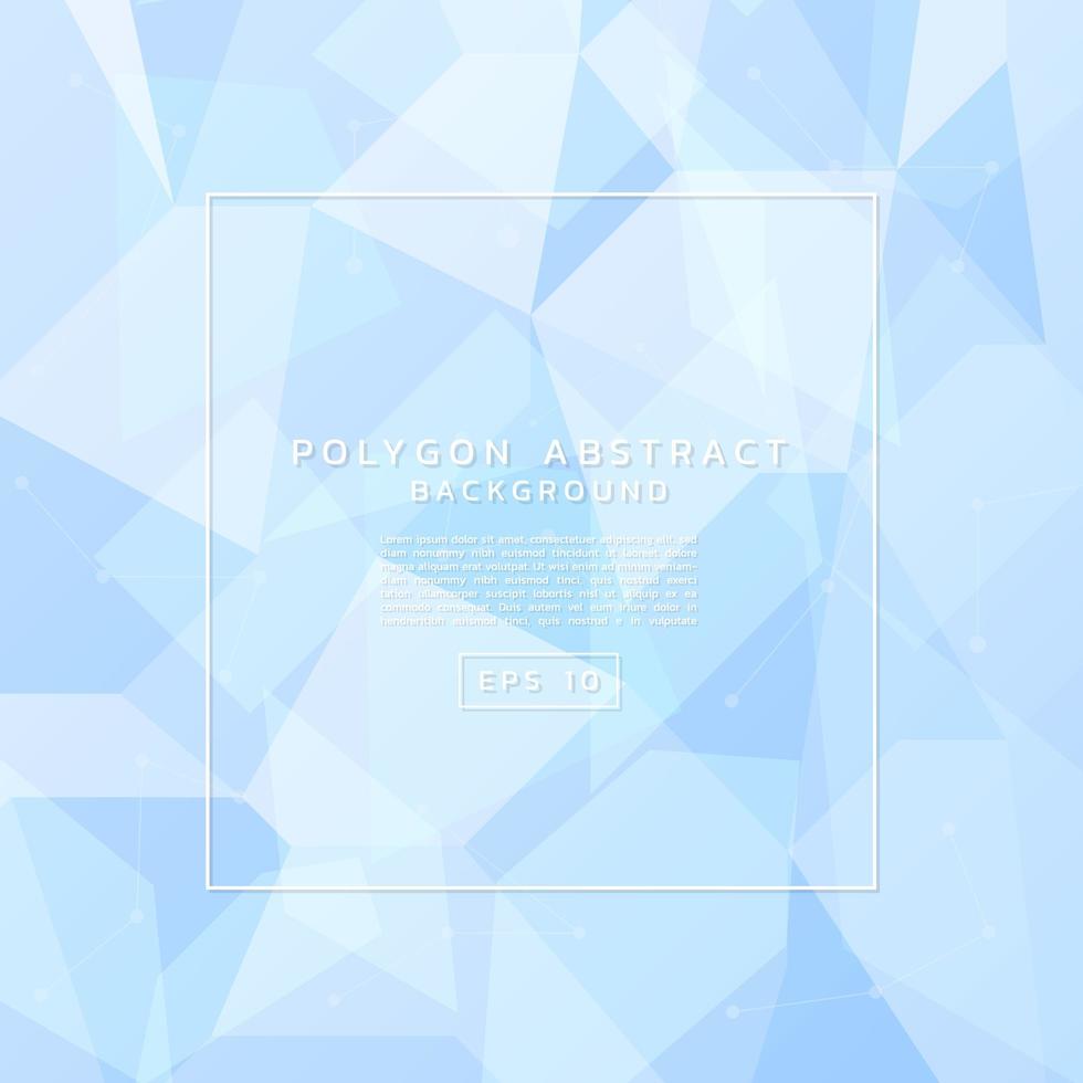 Polygon abstract background vector