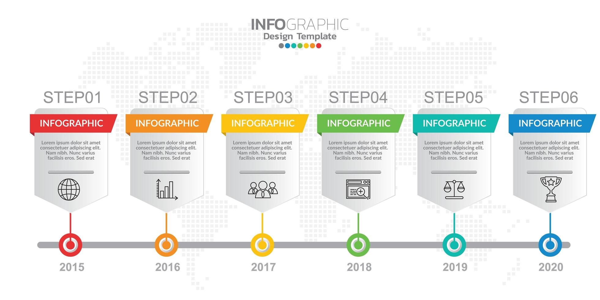 Infographic elements for content, diagram, flowchart, steps, parts, timeline, workflow, chart. vector